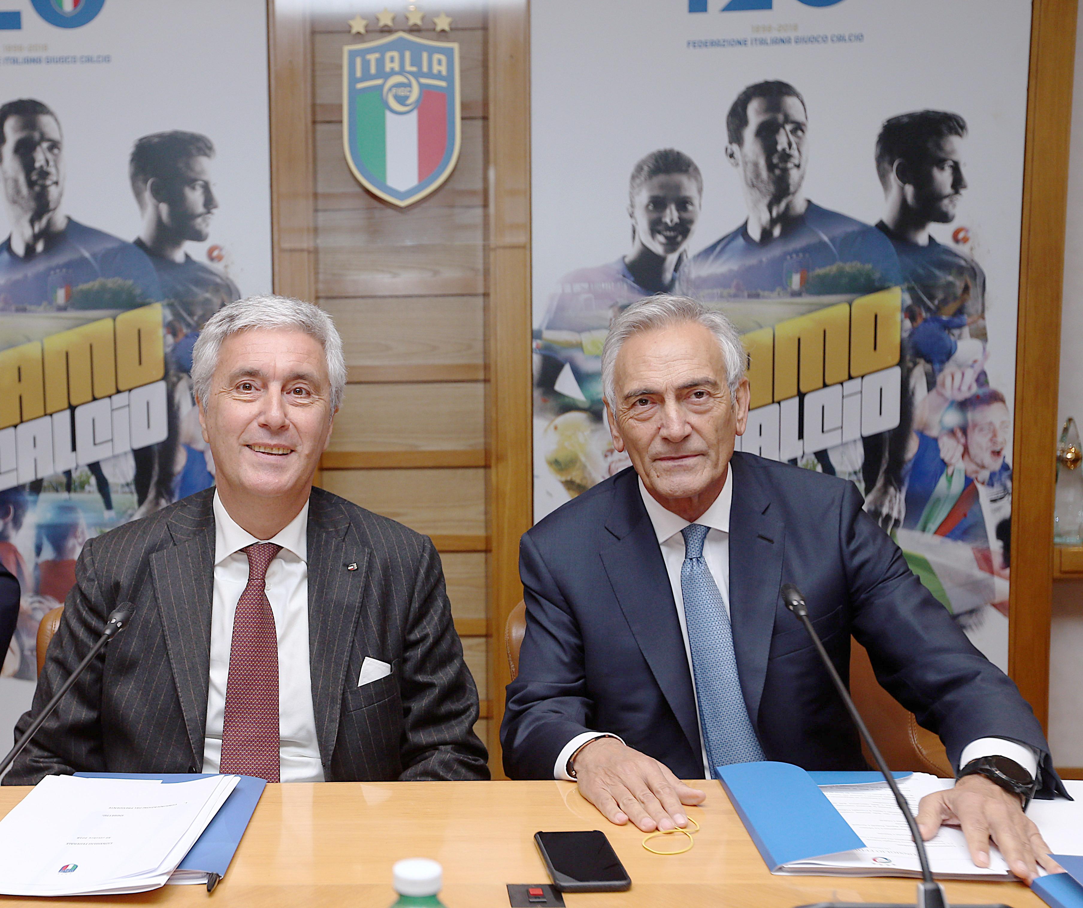 Roma , ITALY - October 30 : FIGC Federal Council at Roma on october 30 2018 in Roma, Italy. (Photo by Paolo Bruno/Getty Images)