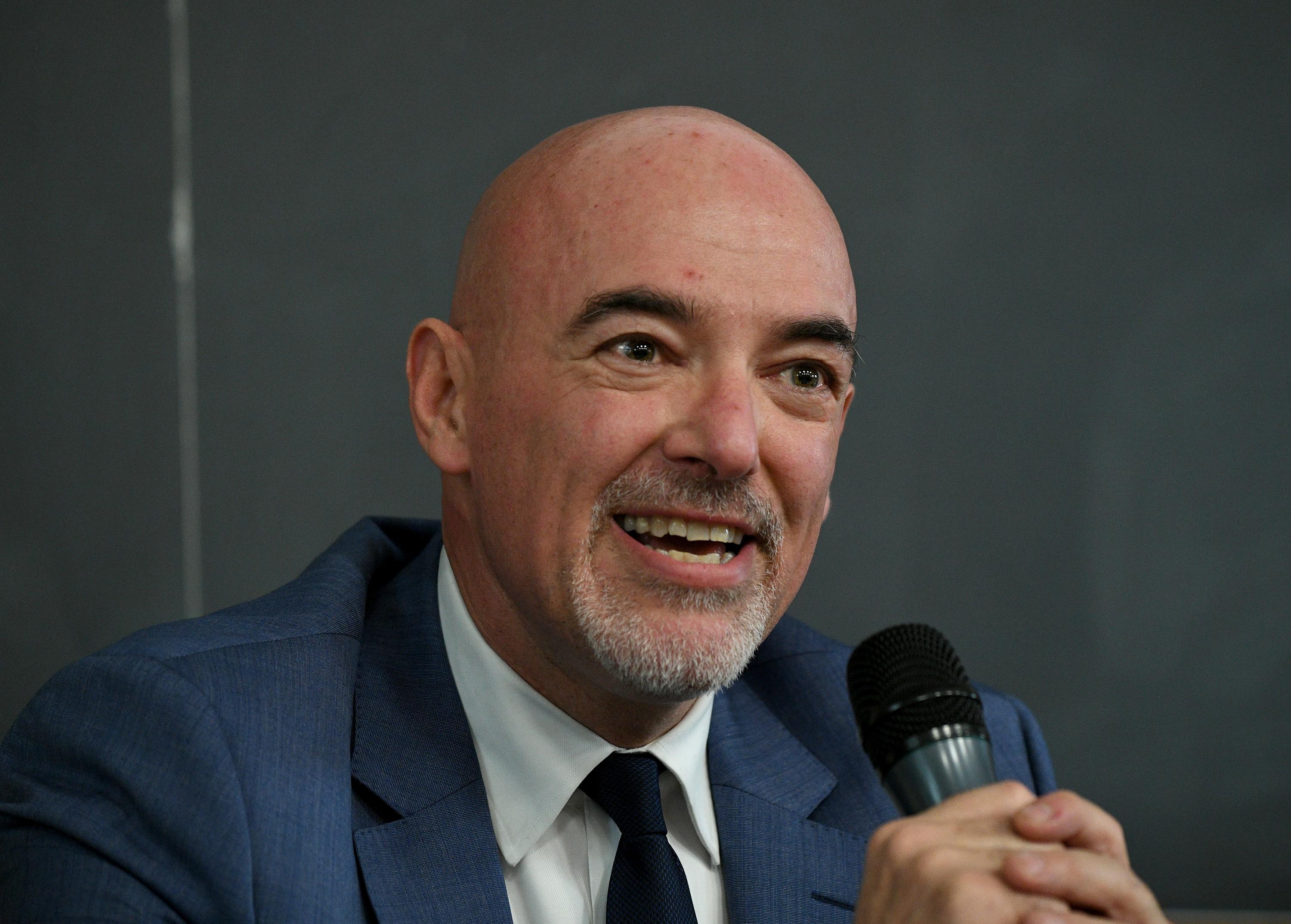 PARMA, ITALY - FEBRUARY 08: LEGA Calcio General Director Marco Brunelli attends Italian Football Federation '2019 UEFA European Under-21 Championship' Workshop on February 8, 2018 in Parma, Italy. (Photo by Claudio Villa/Getty Images)
