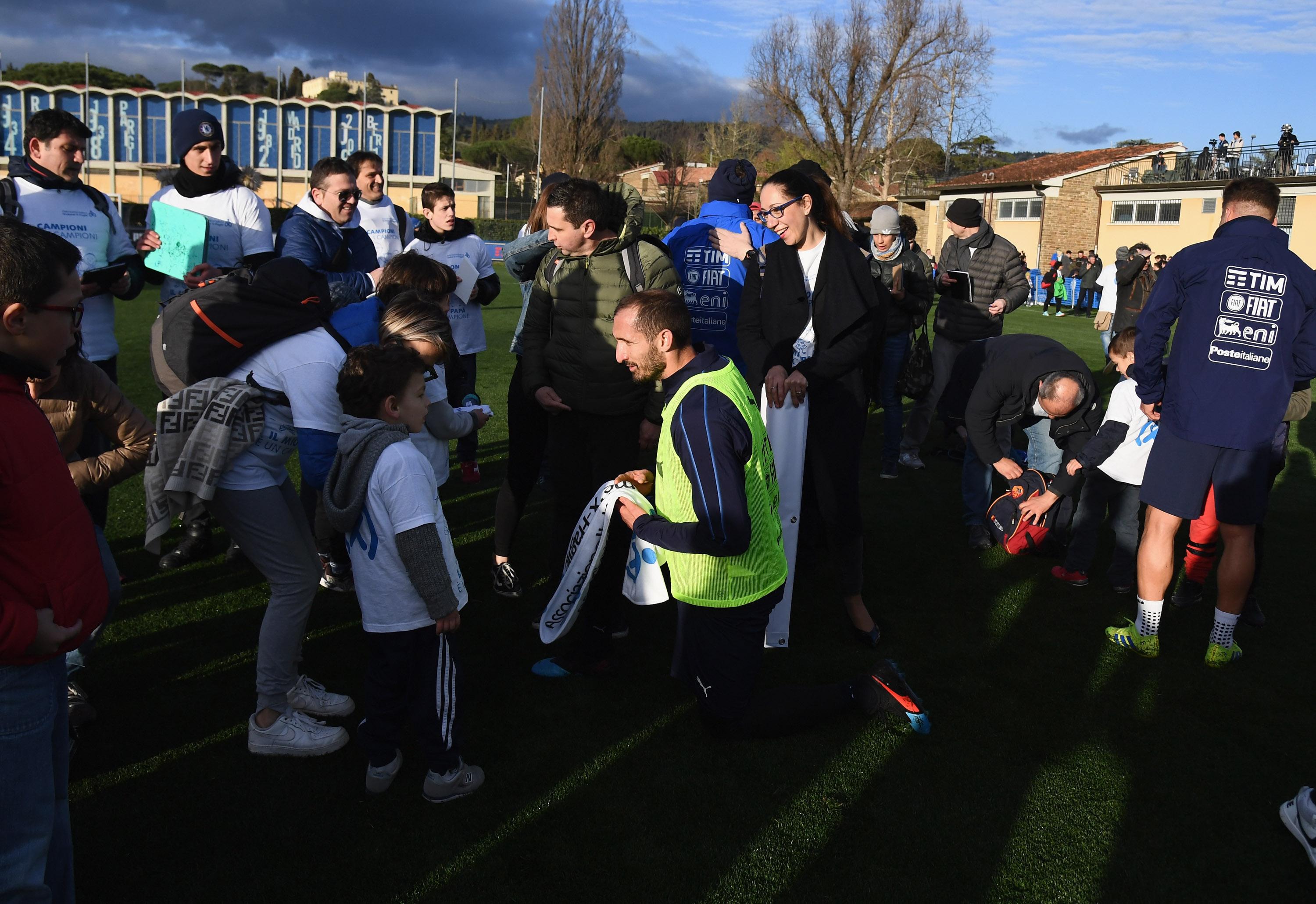 FLORENCE, ITALY - MARCH 19: <> at Centro Tecnico Federale di Coverciano on March 19, 2019 in Florence, Italy. (Photo by Claudio Villa/Getty Images)