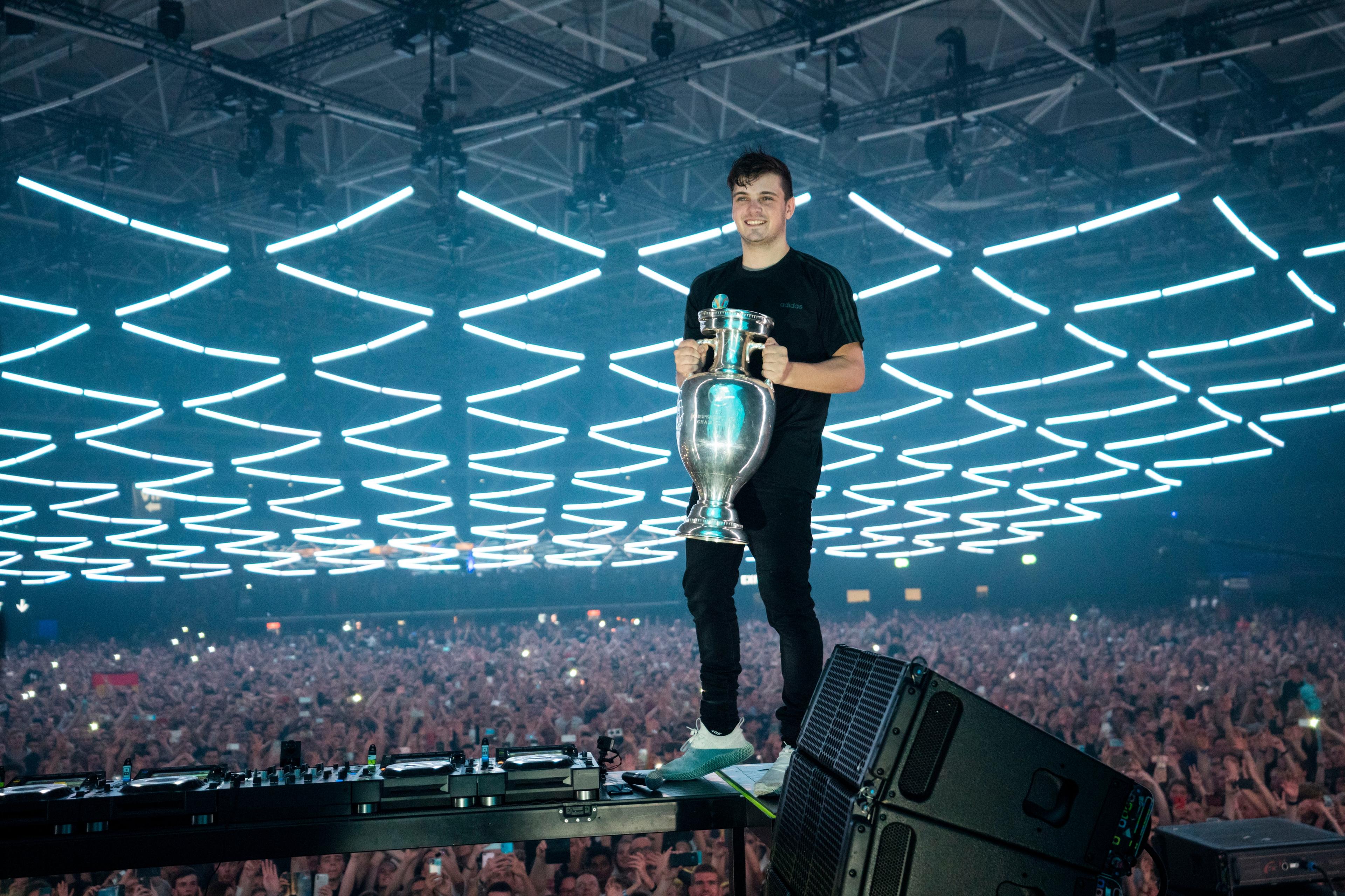 Martin Garrix onstage announced as the official music artist for UEFA Euro 2020 at ADE, Amsterdam on Saturday the 19th of October 2019.