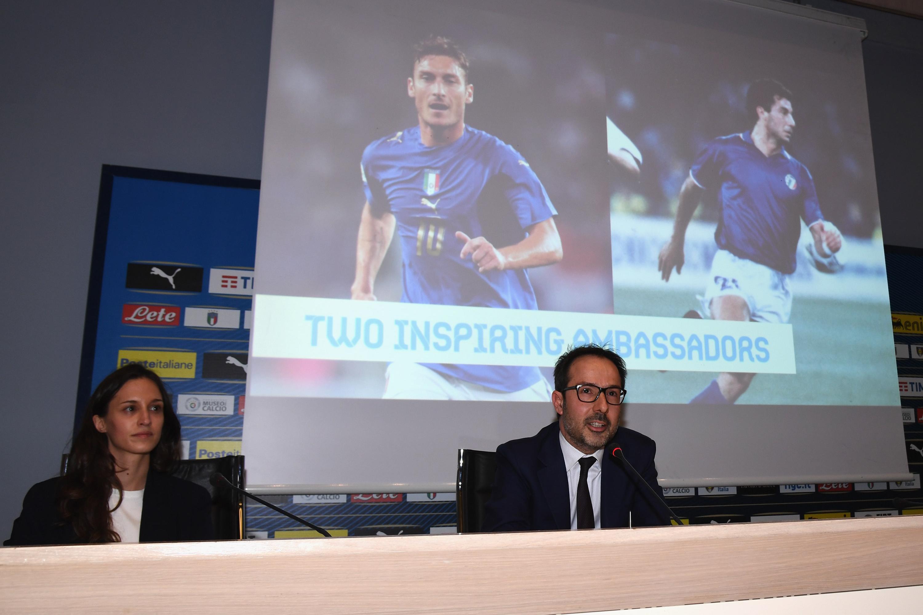 Totti e Vialli nominati ambasciatori di Roma Euro 2020: presentato il programma per i volontari