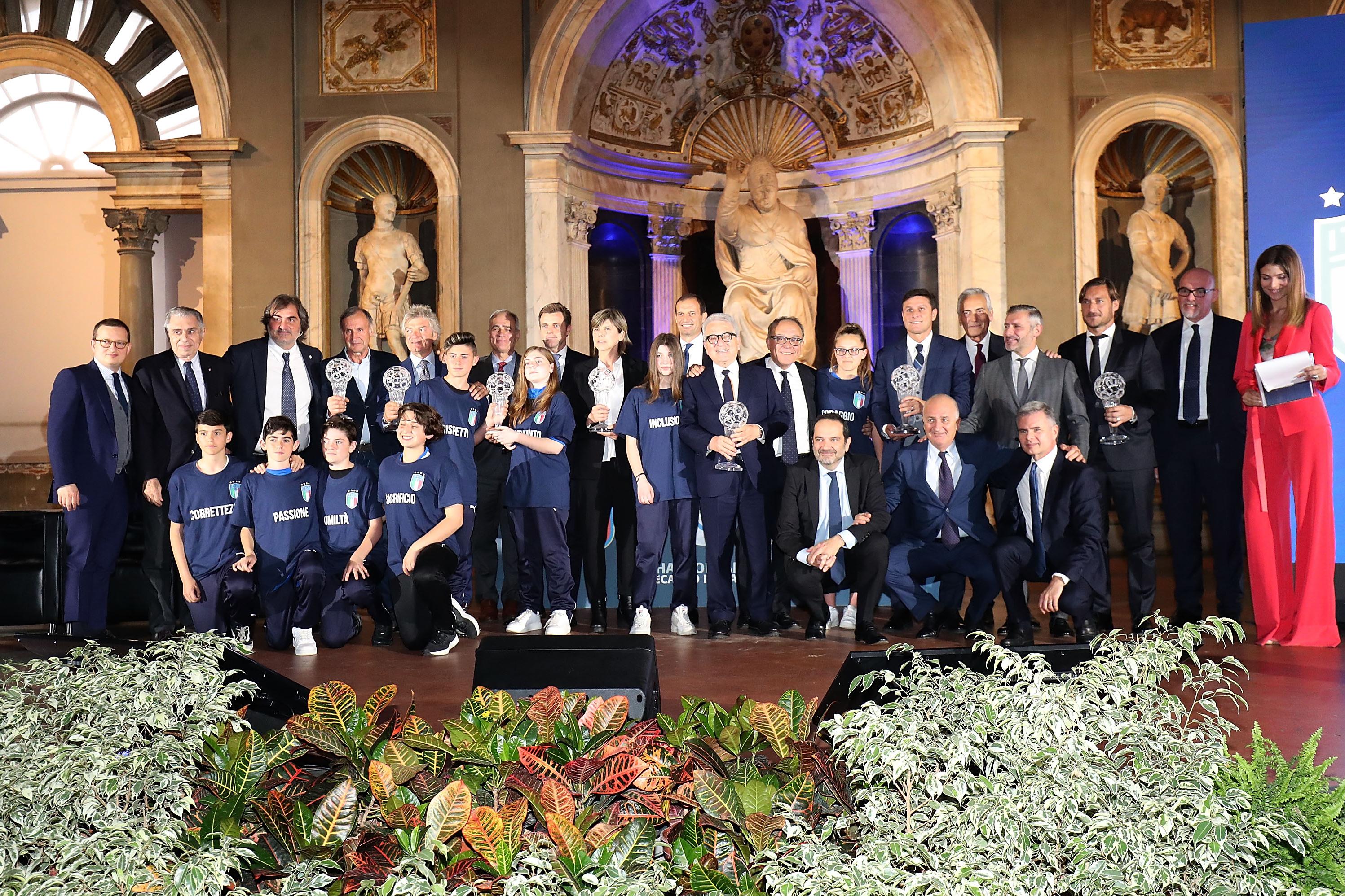 FLORENCE, ITALY - MAY 20: All the winners of the 2019 Hall of Fame on May 20, 2019 in Florence, Italy.  (Photo by Gabriele Maltinti/Getty Images)