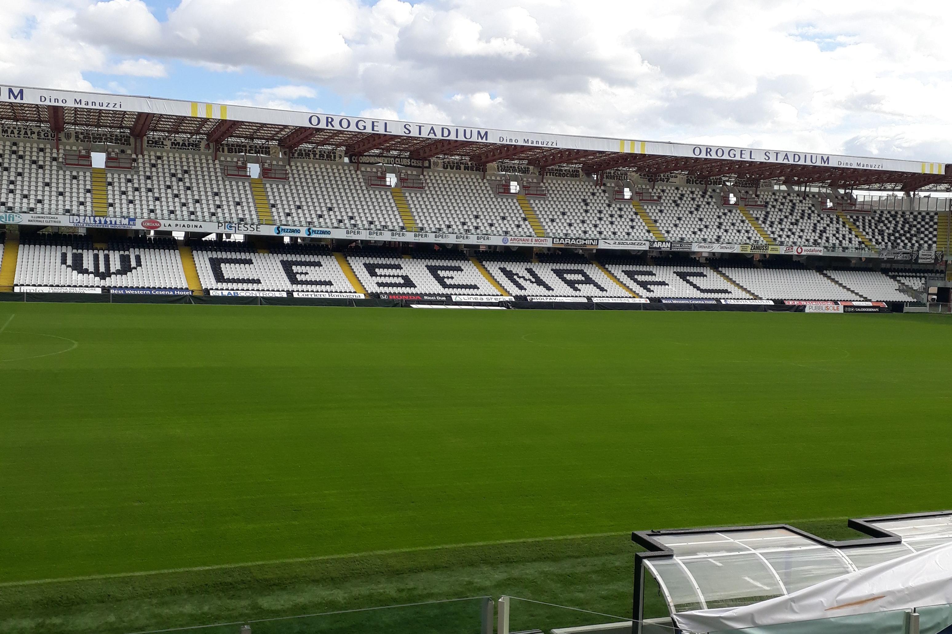 Cesena: boom dei distinti per tutte e tre le gare, aperta anche la Curva Mare