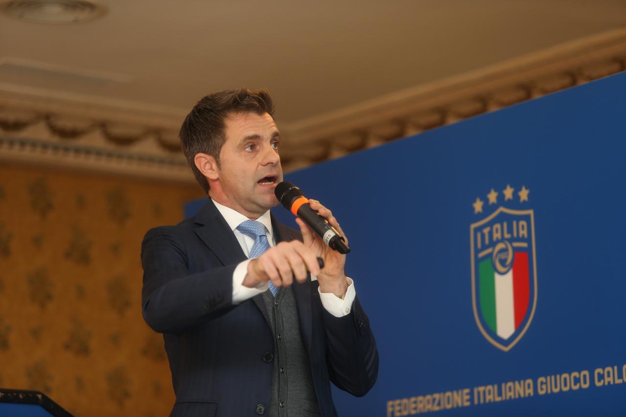 ROMA, ITALY - NOVEMBER 19: AIA meeting with AIC November 19, 2019 in Roma, Italy.  (Photo by Paolo Bruno/Getty Images)
