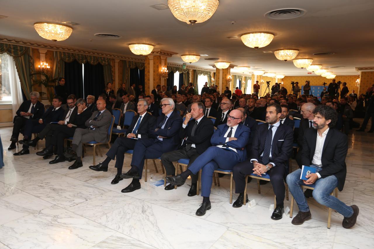 ROMA, ITALY - NOVEMBER 19: AIA meeting with AIC November 19, 2019 in Roma, Italy. (Photo by Paolo Bruno/Getty Images)