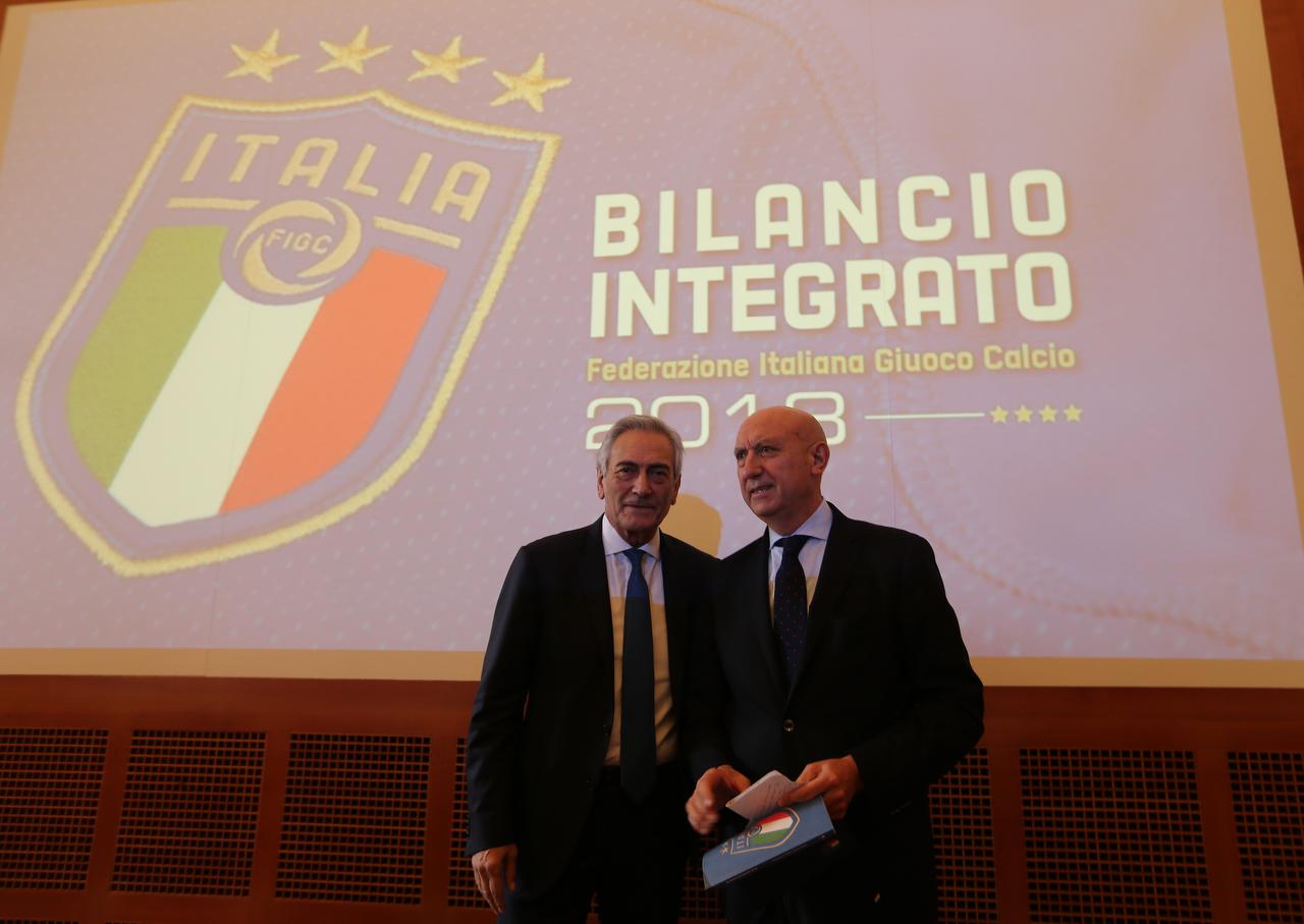 ROMA, ITALY - DECEMBER 5: FIGC andABI meeting for Bilancio Integrato December 5, 2019 in Roma, Italy. (Photo by Paolo Bruno/Getty Images)