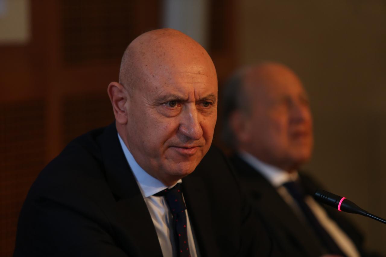 ROMA, ITALY - DECEMBER 5: FIGC andABI meeting for Bilancio Integrato December 5, 2019 in Roma, Italy. (Photo by Paolo Bruno/Getty Images)