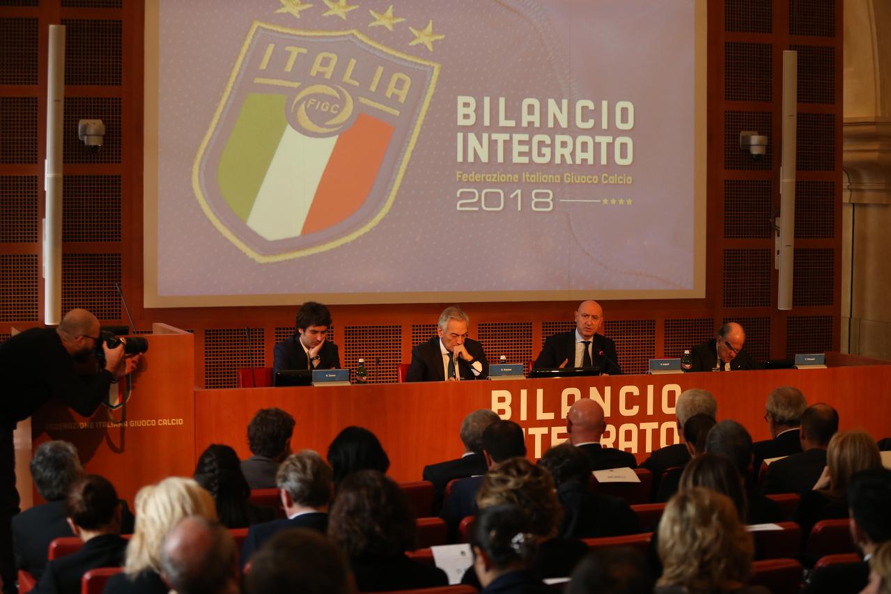Presentato il Bilancio Integrato 2018. Gravina: \"Il calcio è una delle eccellenze del made in Italy\"