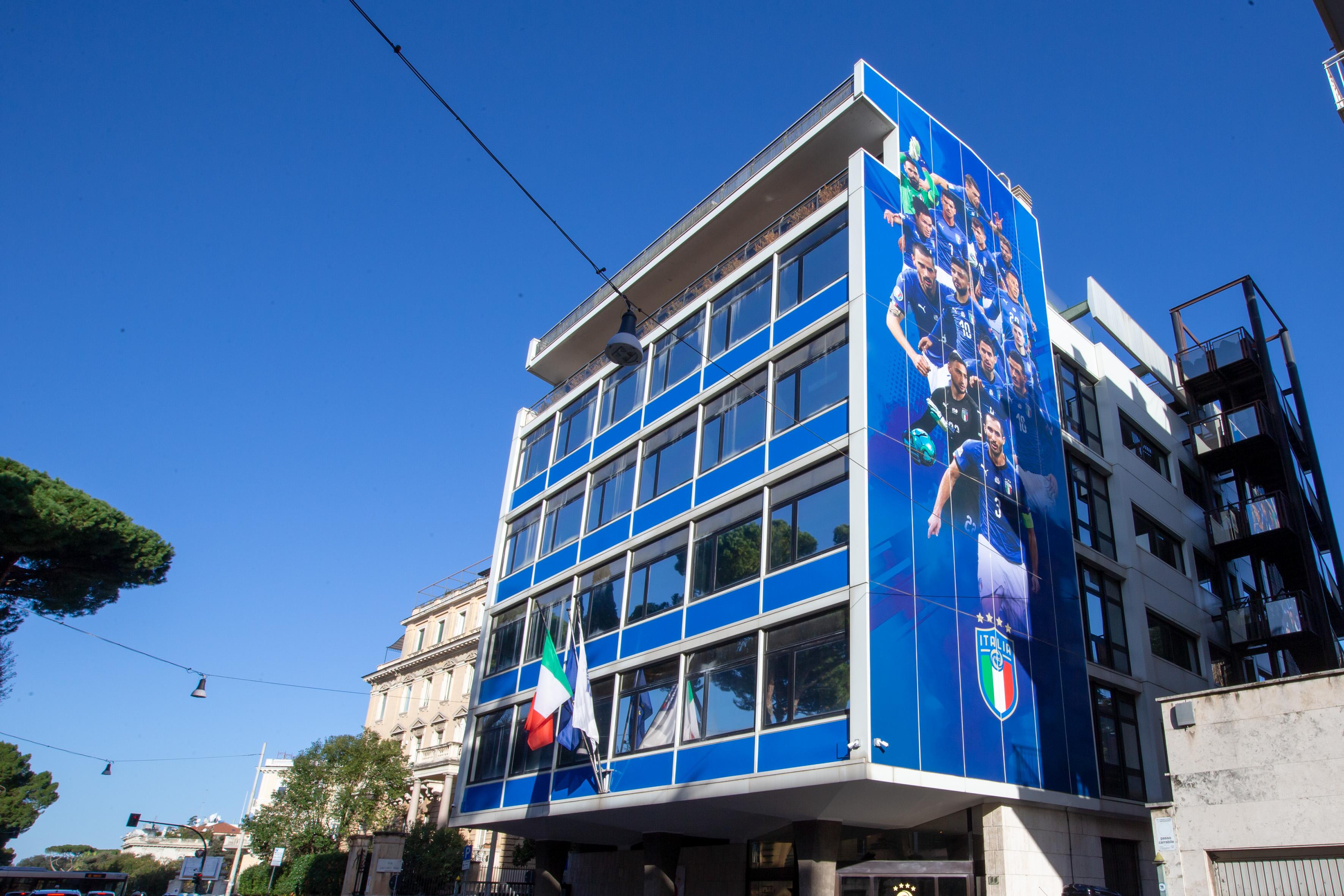 Nuovo look per la sede FIGC
