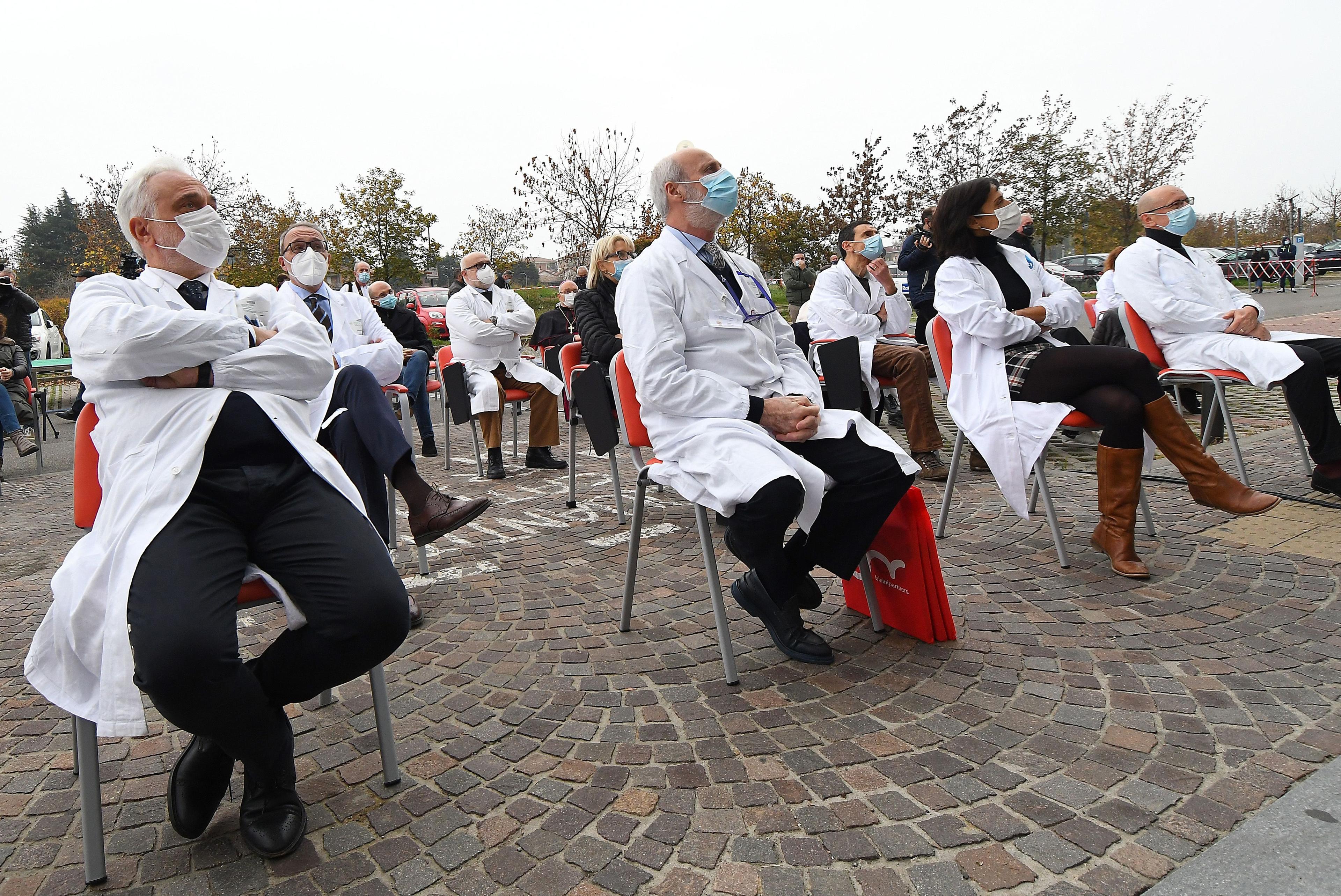 REGGIO NELL'EMILIA, ITALY - NOVEMBER 15: A general view during Italy Delegation's Visit to 'CORE - Centro Oncologico Ed Ematologico Reggio Emilia' Hospital on November 15, 2020 in Reggio nell'Emilia, Italy. (Photo by Alessandro Sabattini/Getty Images)