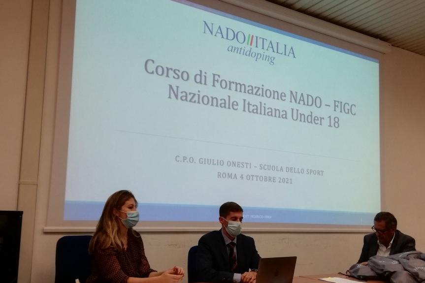 Progetto HatTrick V: incontro con i ragazzi della Nazionale Under 18 sull’educazione antidoping