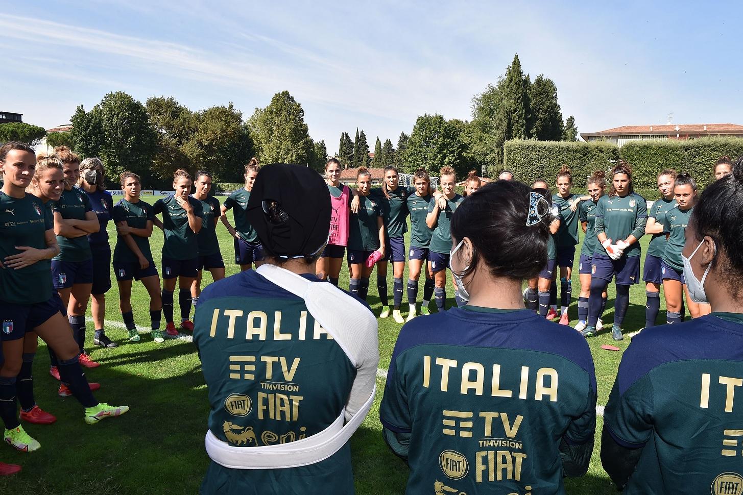 <<enter caption here>> at Centro Tecnico Federale di Coverciano on September 13, 2021 in Florence, Italy.