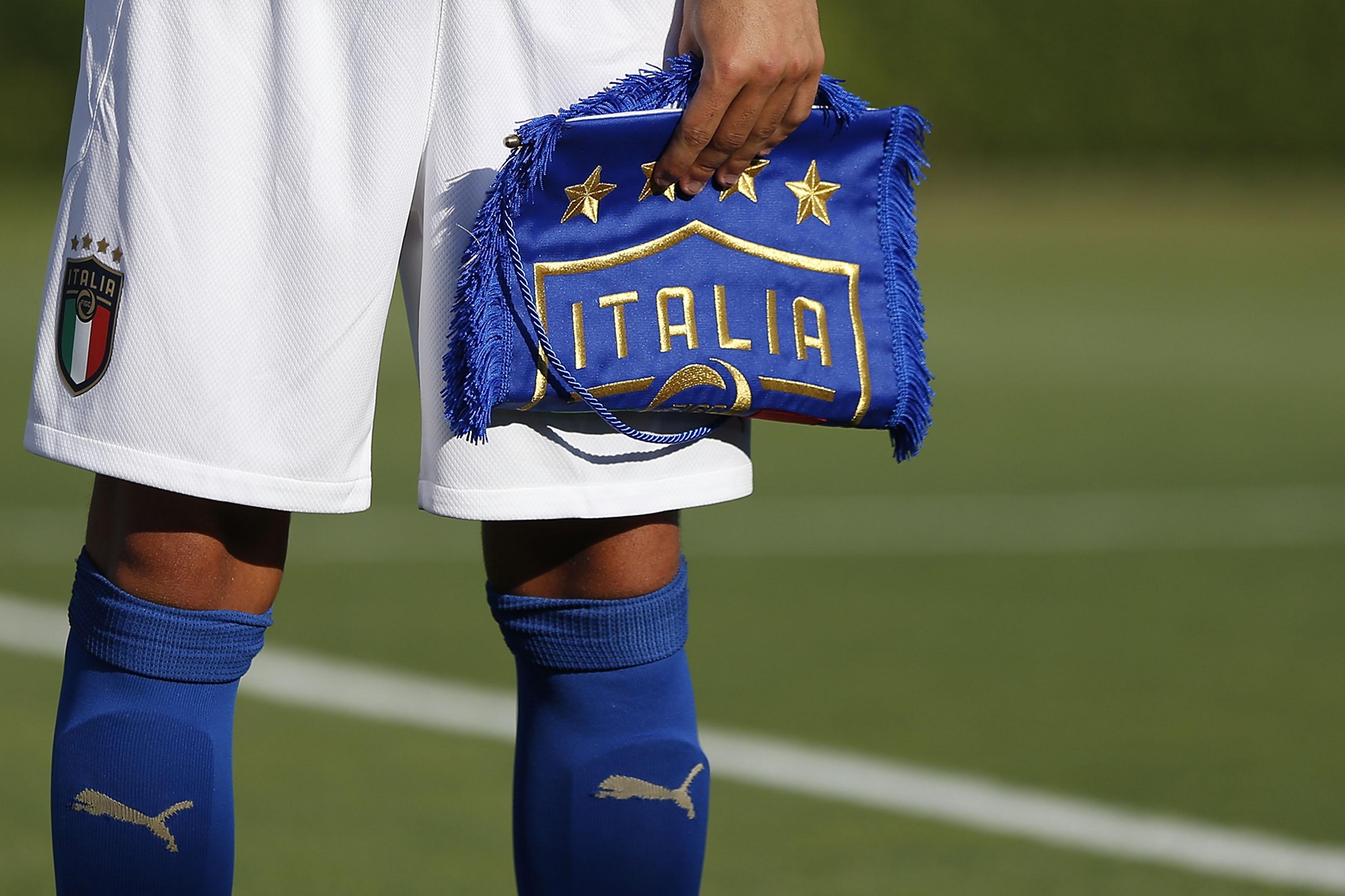 FLORENCE, ITALY - AUGUST 12: General view between the match Italy U18 and Albania U18 at Centro Tecnico Federale di Coverciano on August 12, 2021 in Florence, Italy.  (Photo by Gabriele Maltinti/Getty Images)