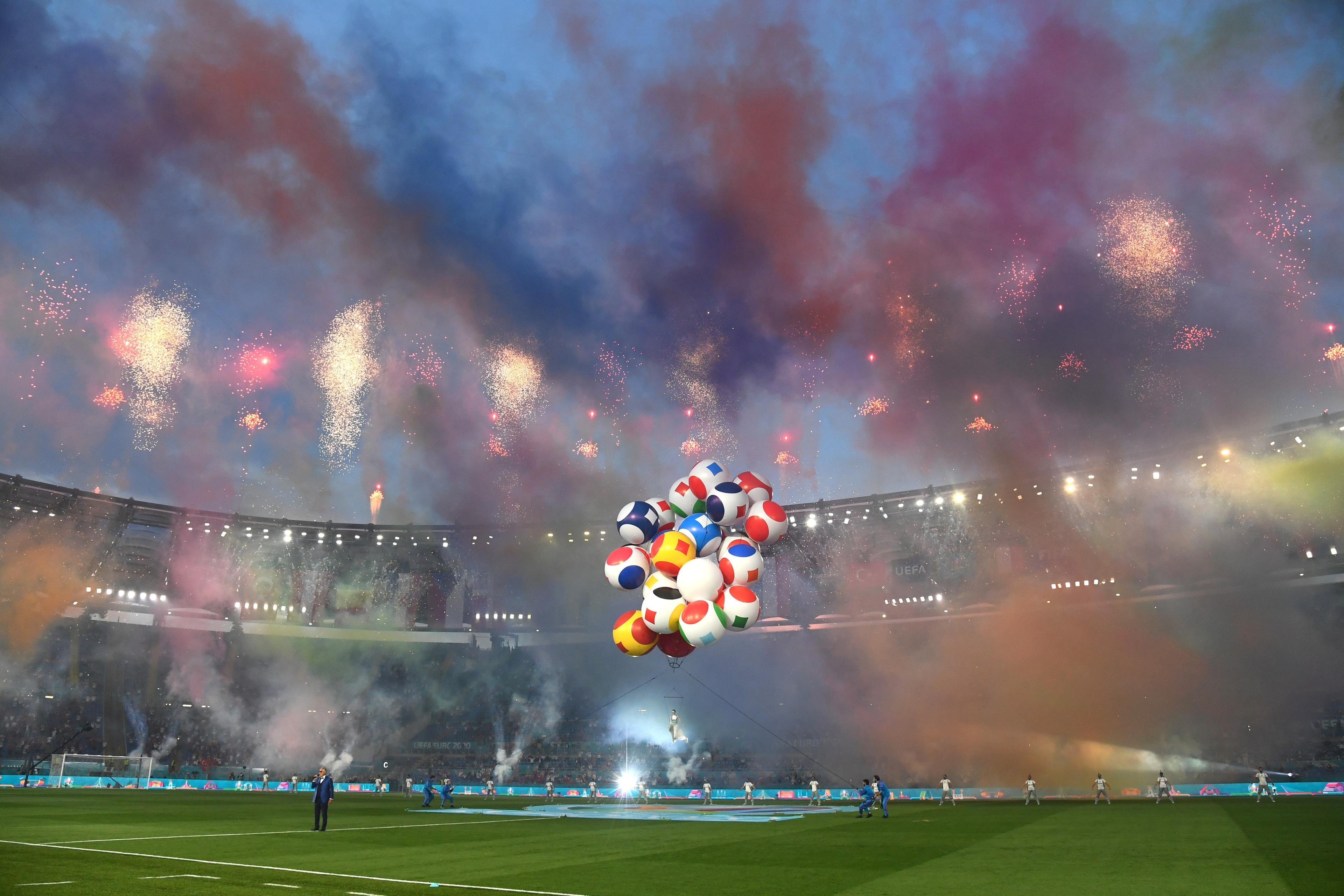 ROME, ITALY - JUNE 11: <<enter caption here>> during the UEFA Euro 2020 Championship Group A match between Turkey and Italy on June 11, 2021 in Rome, Italy. (Photo by Claudio Villa/Getty Images)