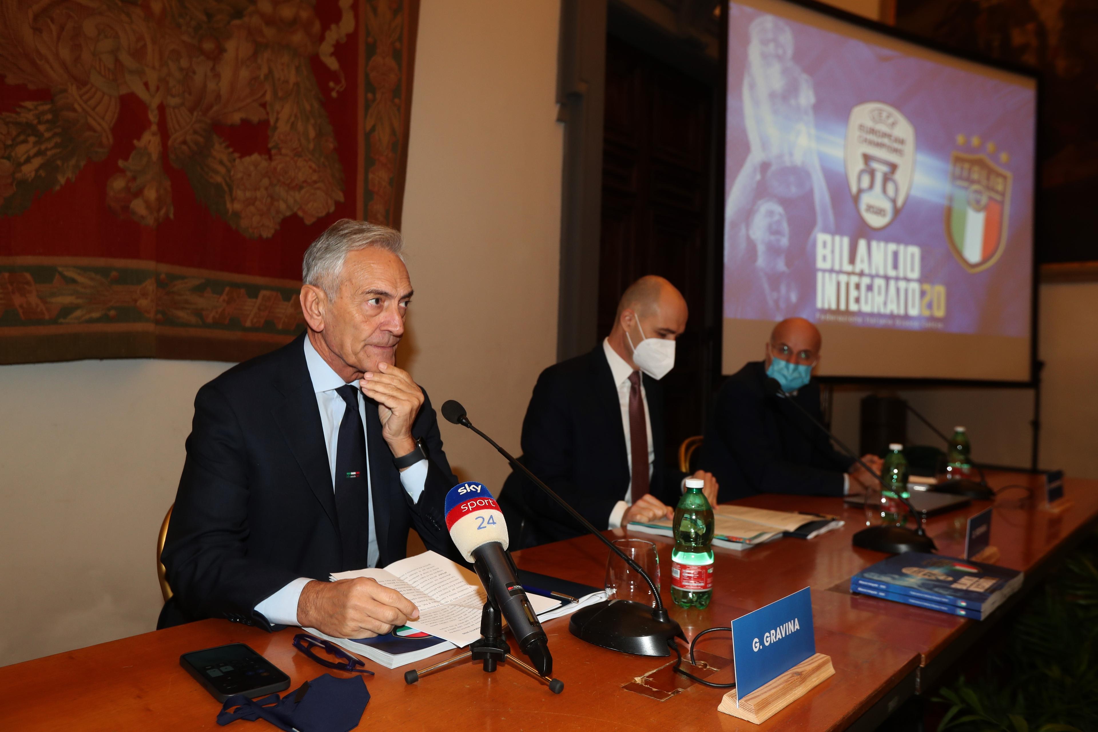 Bilancio Integrato 2020. Gravina: \"Al calcio serve una riforma\"
