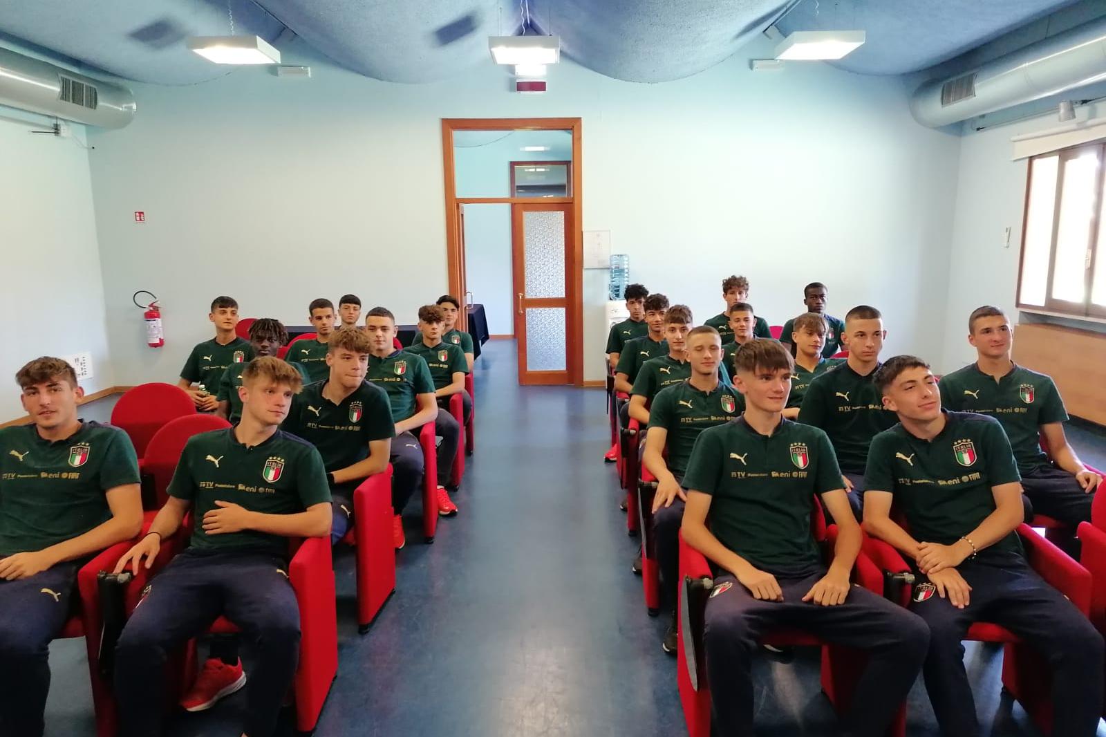 La Commissione Federale Antidoping incontra gli Azzurrini dell’Under 16