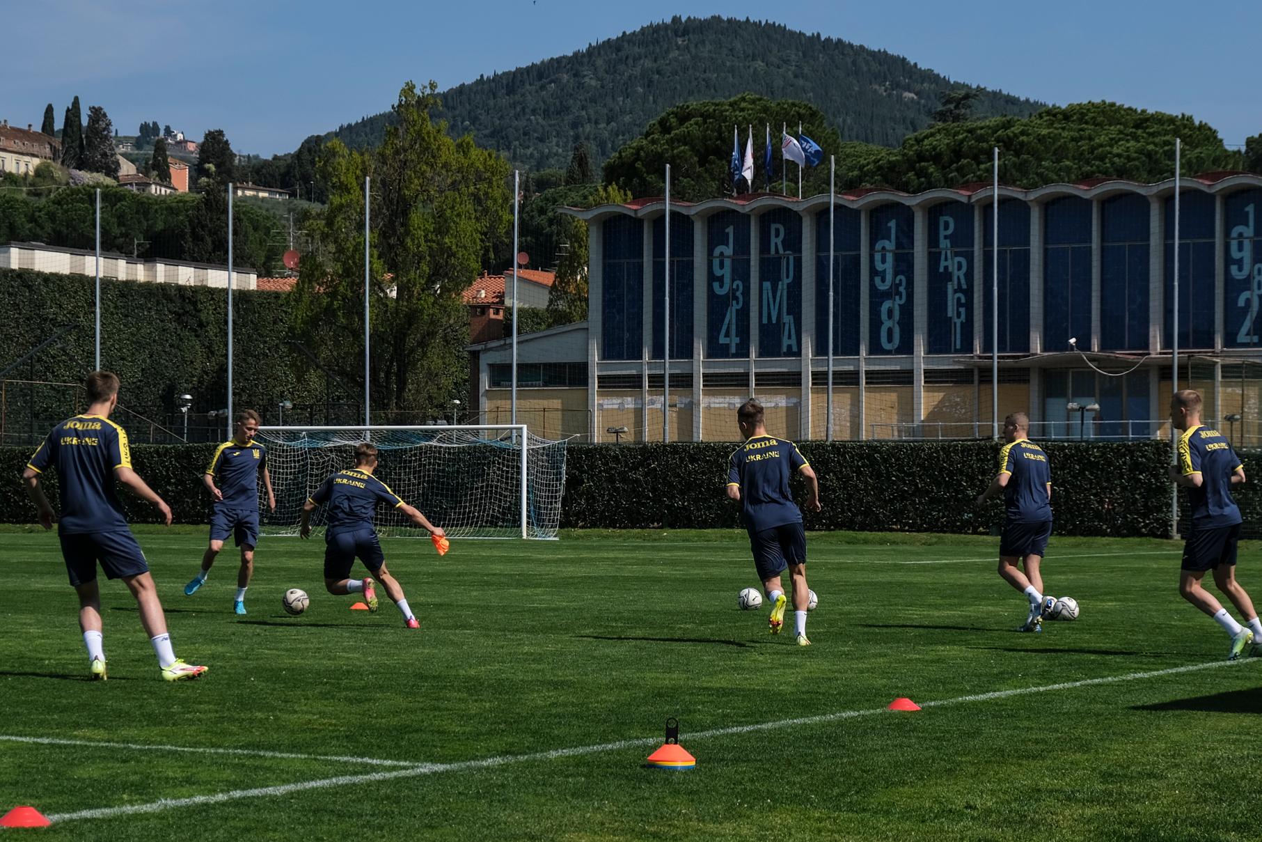 Nazionale ucraina Under 17, l\\'allenamento a Coverciano