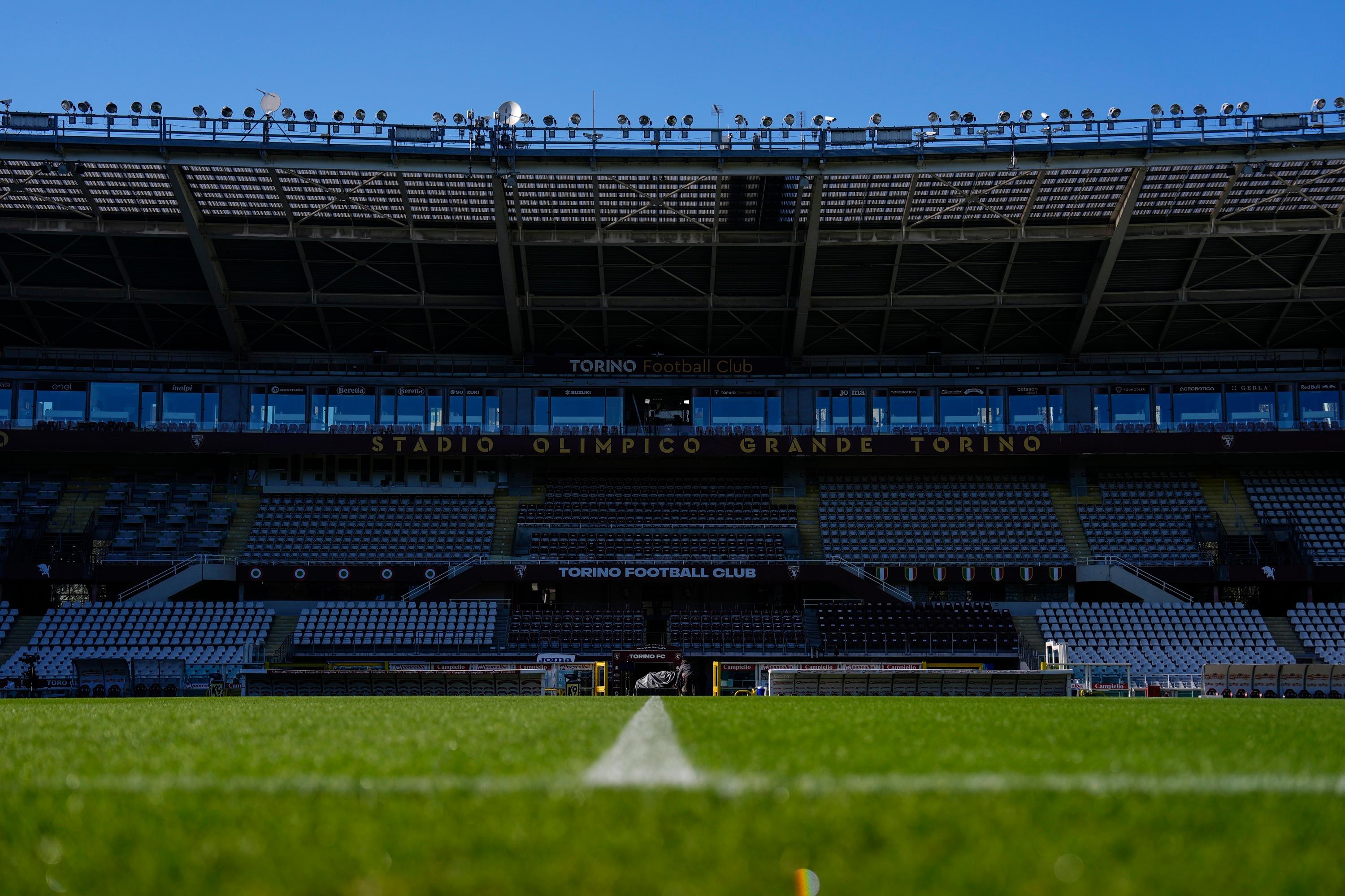 Details of Stadio Olimpico before the Serie A soccer match between Torino FC and SSC Napoli the Stadio Olimpico Grande Torino in Turin, north west Italy - November 24, 2024. Sport - Soccer EXCLUSIVE TORINO FC (Photo by Fabio Ferrari/LaPresse)