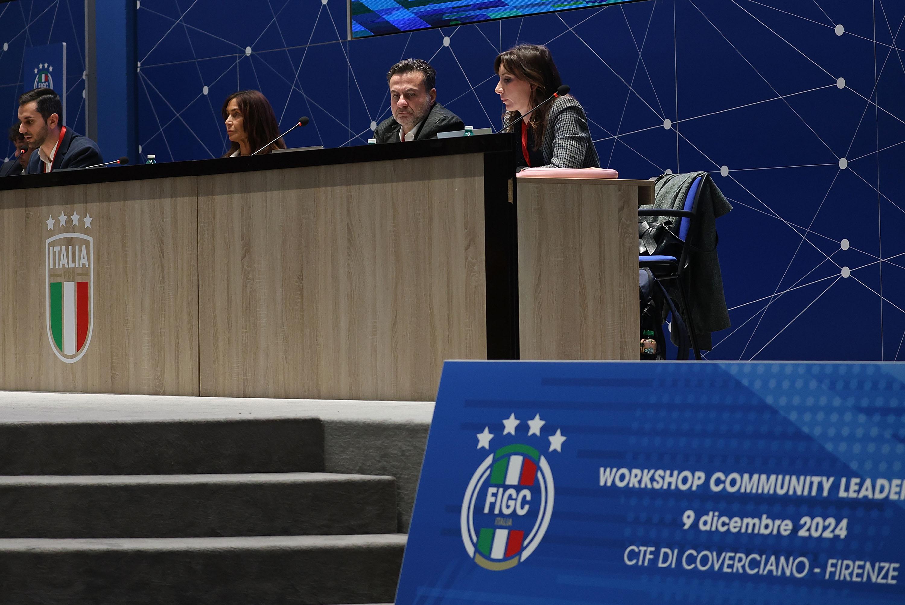 FLORENCE, ITALY - DECEMBER 9: General view during FIGC 'Community Leadership' Workshop at Centro Tecnico Federale di Coverciano on December 9, 2024 in Florence, Italy. (Photo by Gabriele Maltinti - FIGC/FIGC via Getty Images)