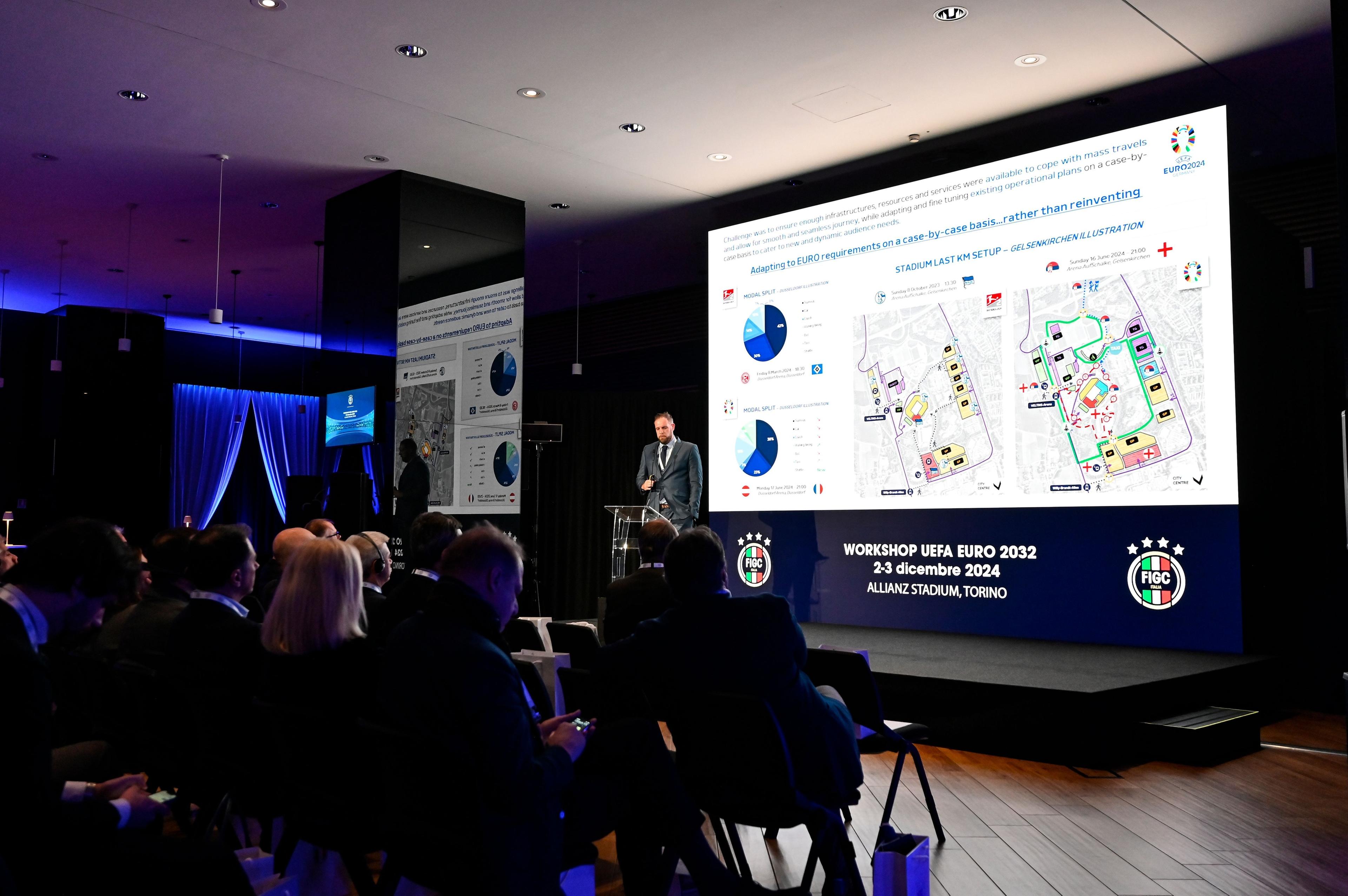 TURIN, ITALY - DECEMBER 02: FIGC - UEFA Euro 2032 - Annual Workshop at Juventus Stadium on December 02, 2024 in Turin, Italy. (Photo by Diego Puletto - FIGC/FIGC via Getty Images)