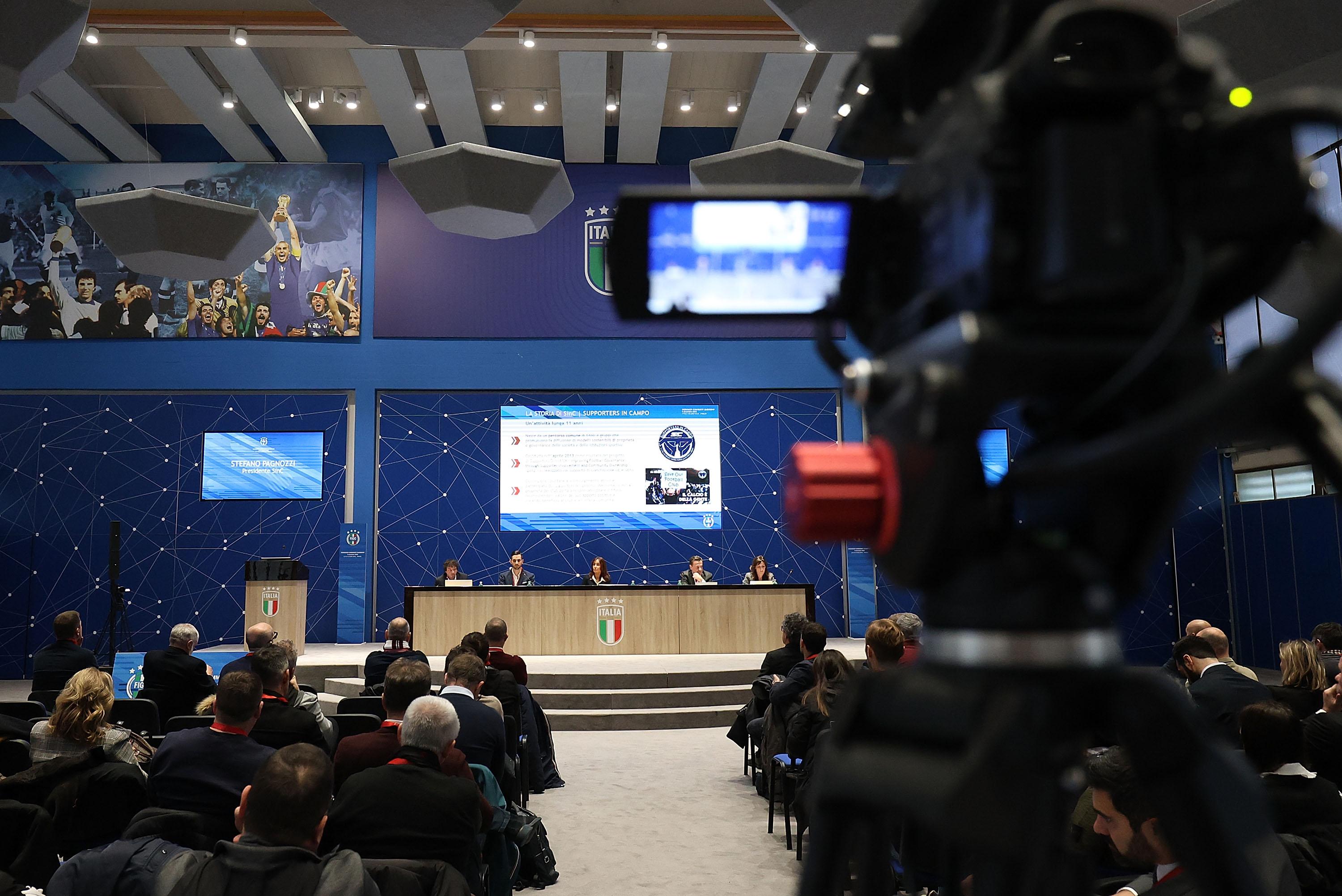 FLORENCE, ITALY - DECEMBER 9: General view during FIGC 'Community Leadership' Workshop at Centro Tecnico Federale di Coverciano on December 9, 2024 in Florence, Italy. (Photo by Gabriele Maltinti - FIGC/FIGC via Getty Images)