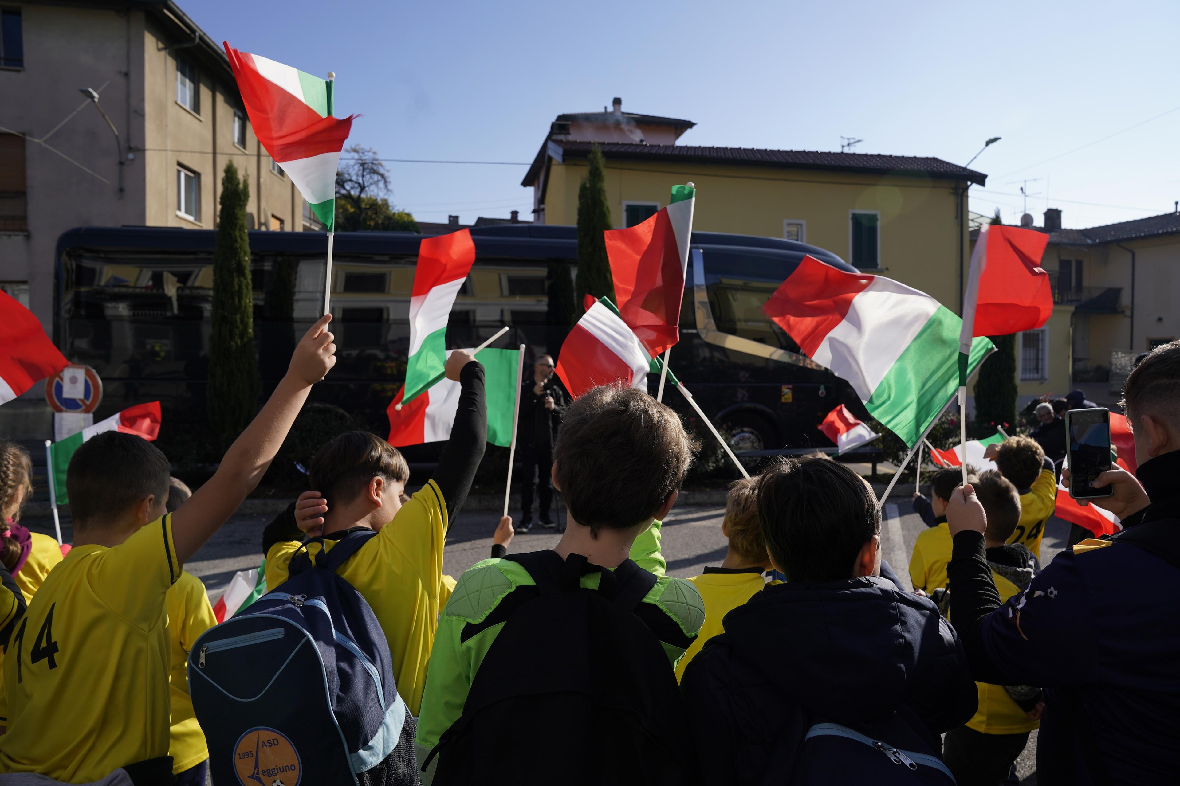 VARESE, ITALY - NOVEMBER 16: A general view during the event of Italy Under 18 and DCPS on November 16, 2024 in Varese, Italy. (Photo by FIGC/FIGC via Getty Images)