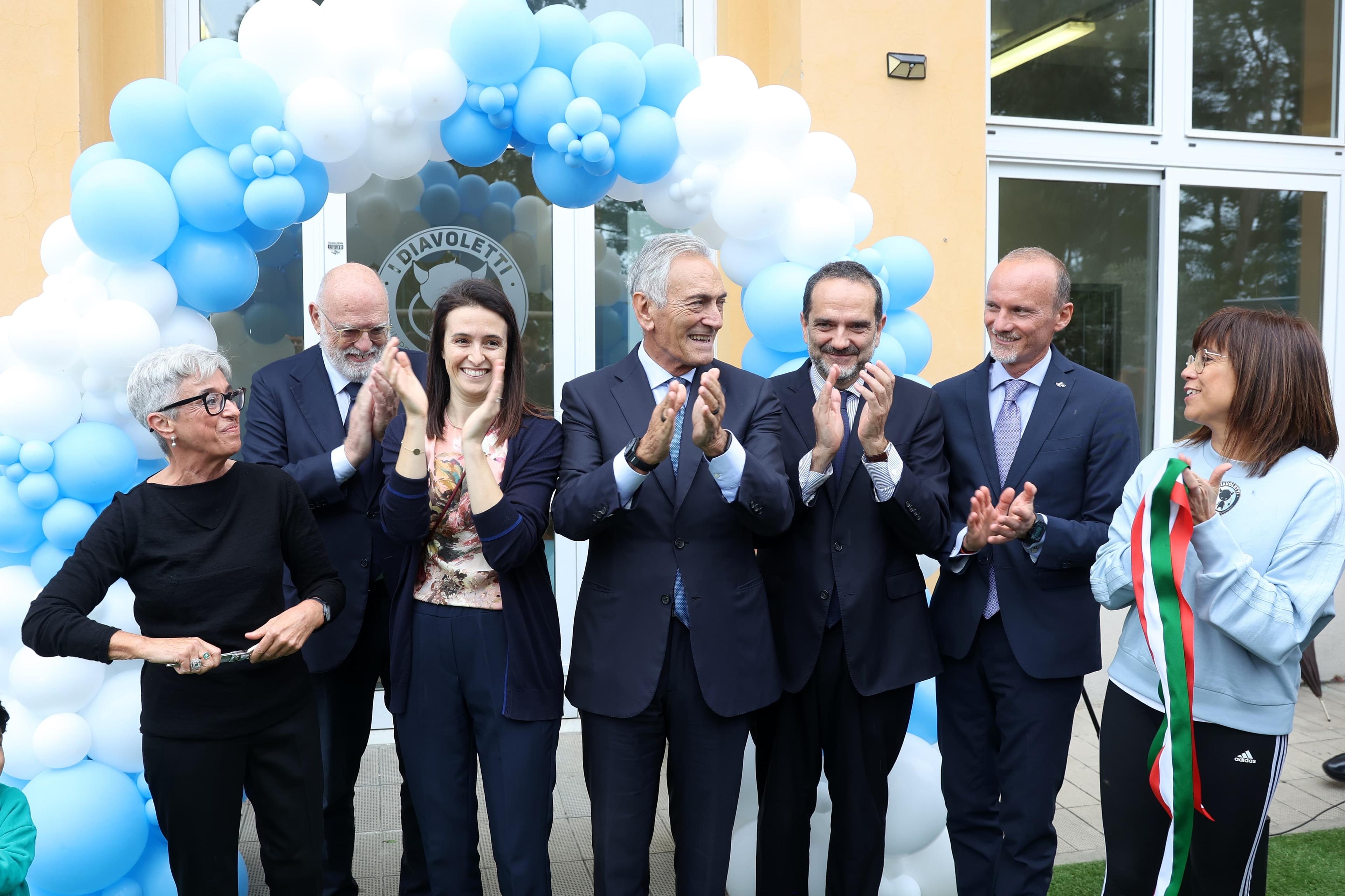 Inaugurato a Chiavari l'asilo nido \"I Diavoletti\", sostenuto dalla Virtus Entella. Gravina: \"Progetto di enorme rilevanza, complimenti al club\"