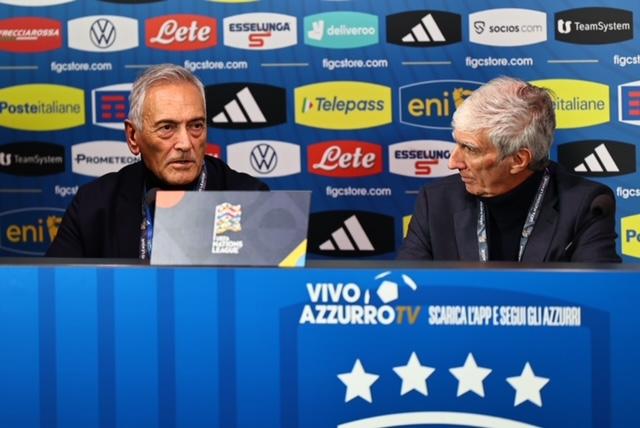 MILAN, ITALY - NOVEMBER 17: <> during the UEFA Nations League 2024/25 League A Group A2 match between Italy and France at on November 17, 2024 in Milan, Italy. (Photo by FIGC/FIGC via Getty Images)