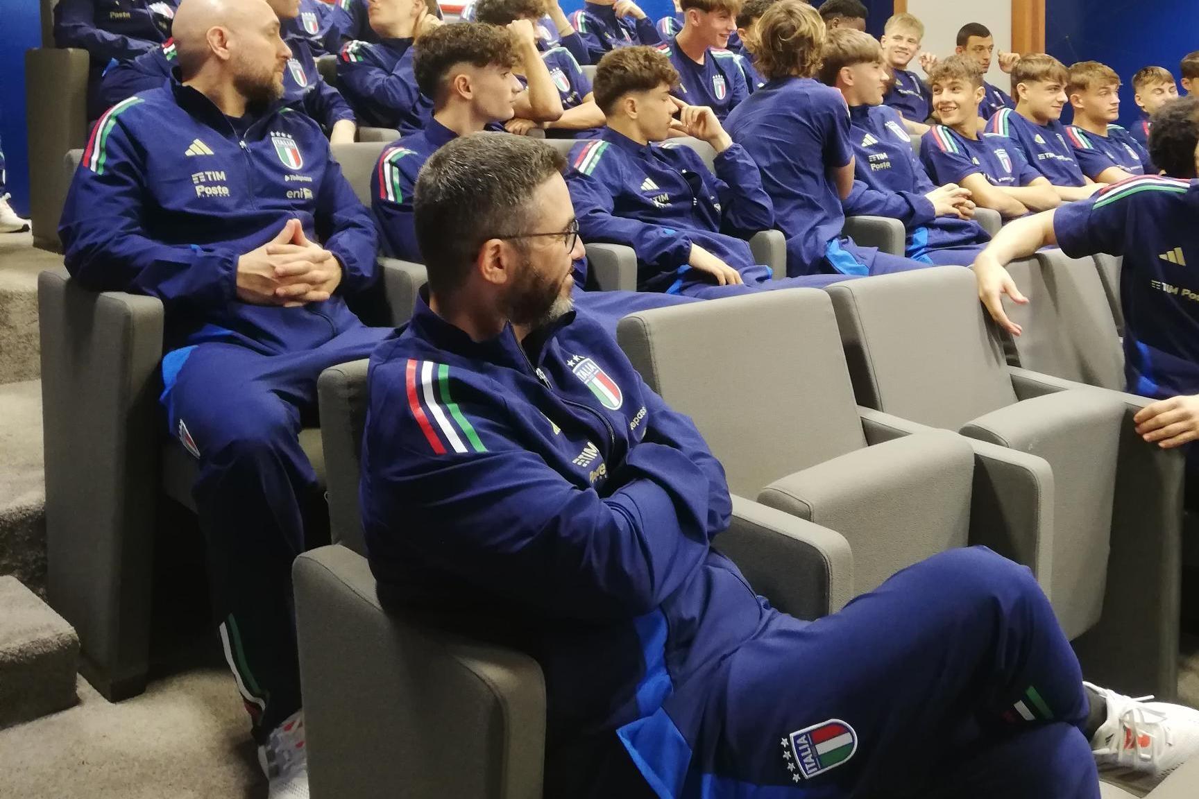 UEFA Hattrick VI: incontrati i giocatori e lo staff tecnico della Nazionale Under 17 maschile