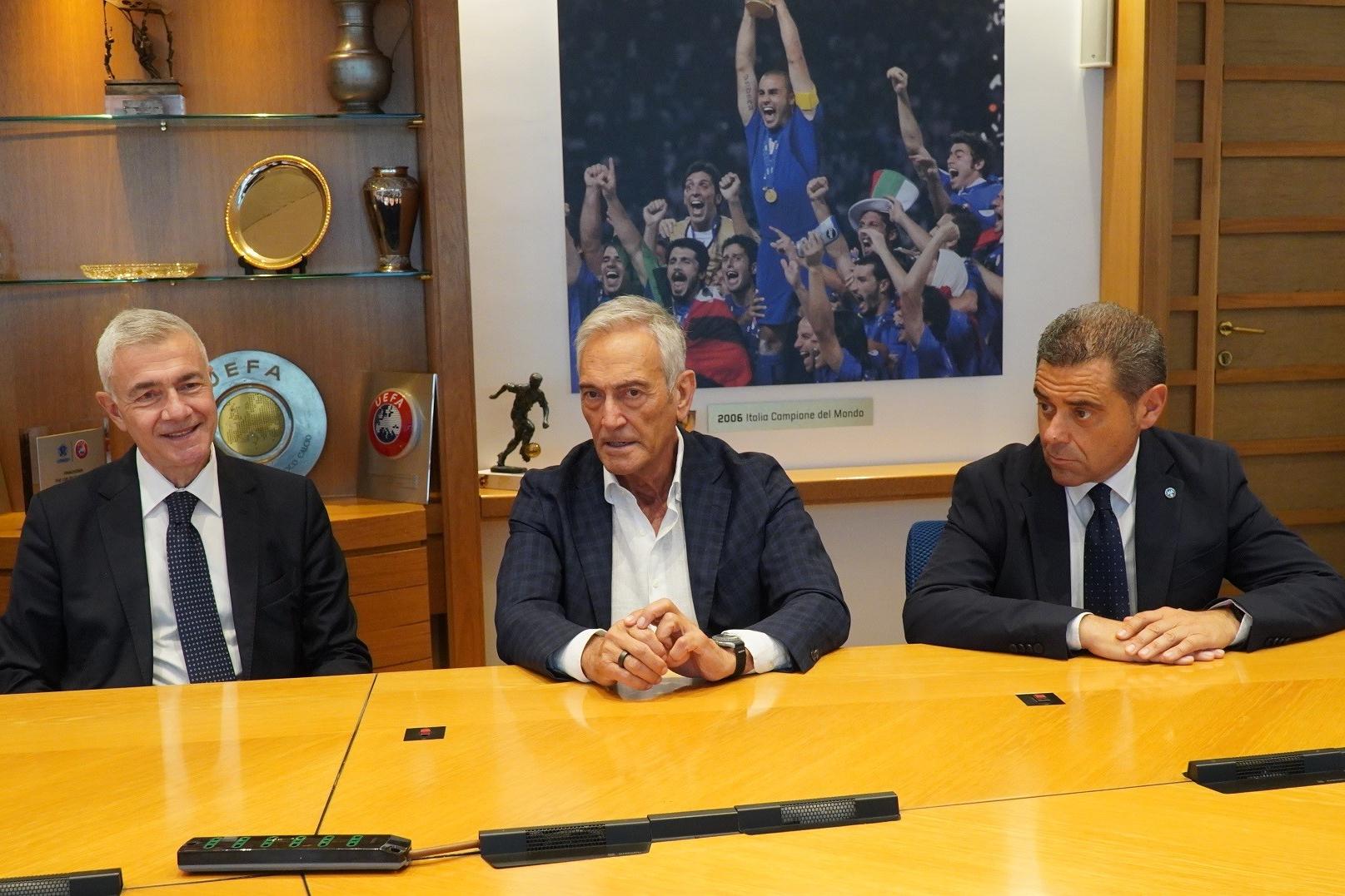 Gravina incontra i vertici dell’AIA: \"La Federazione sarà sempre dalla parte degli arbitri\"