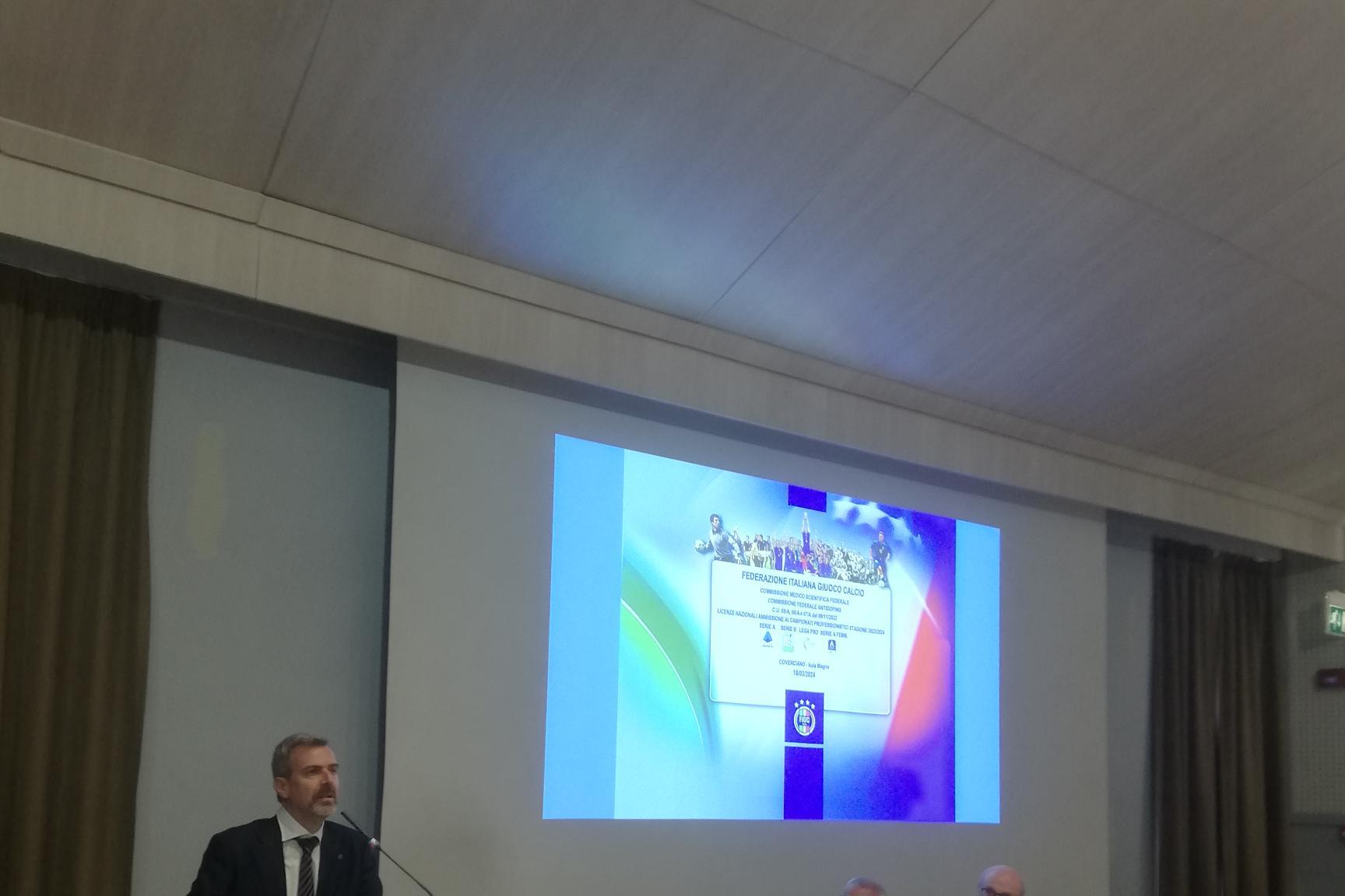 Commissione Medico Scientifica e Commissione Antidoping a Coverciano per le Licenze Nazionali