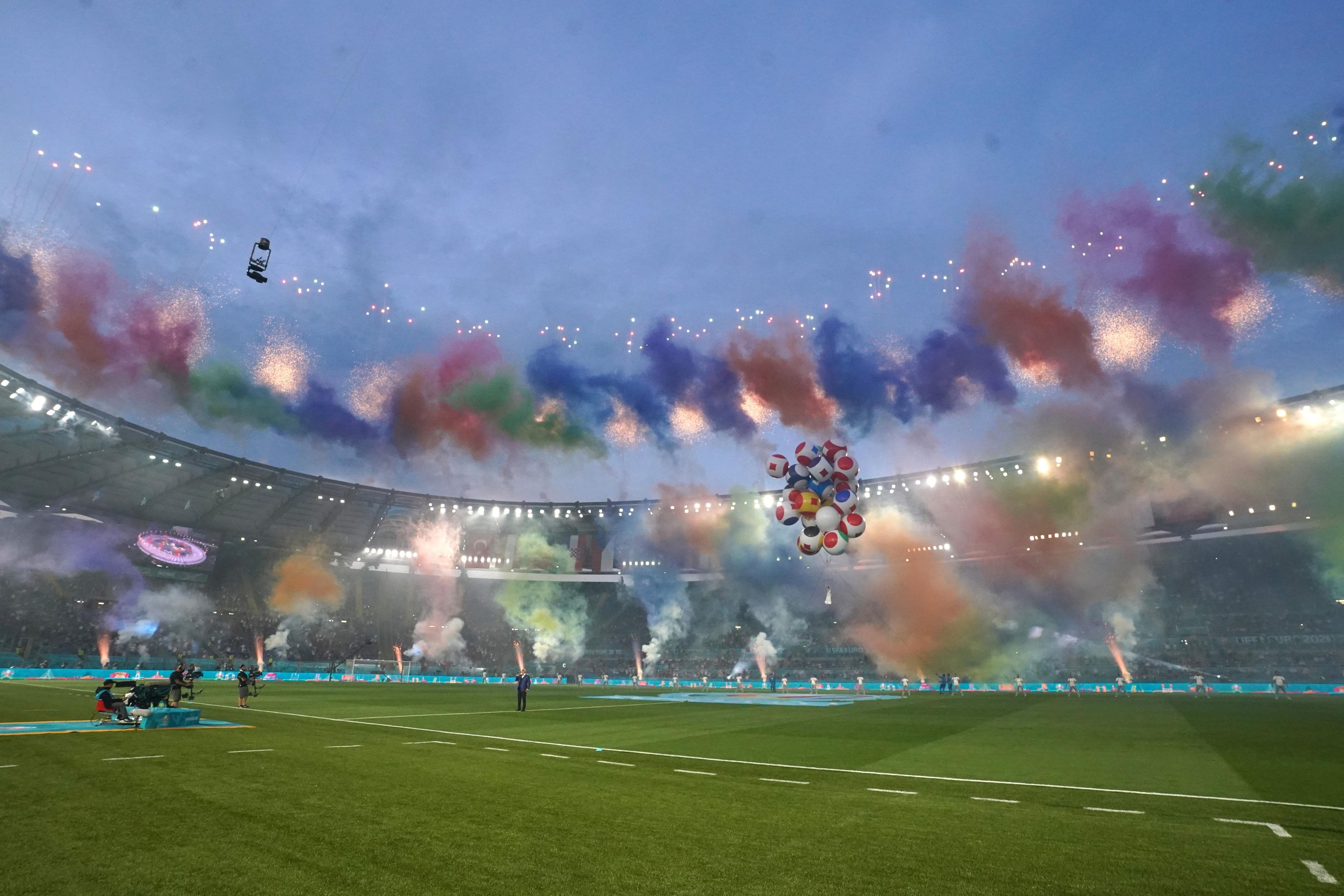 ROME, ITALY - JUNE 11: <<enter caption here>> during the UEFA Euro 2020 Championship Group A match between Turkey and Italy on June 11, 2021 in Rome, Italy. (Photo by Claudio Villa/Getty Images)