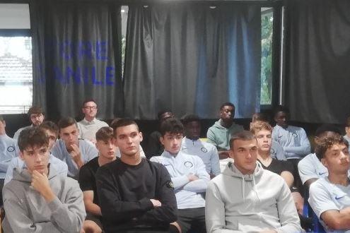 Progetto HatTrick V: incontro sul programma educativo antidoping con l’Under 19 dell’Inter