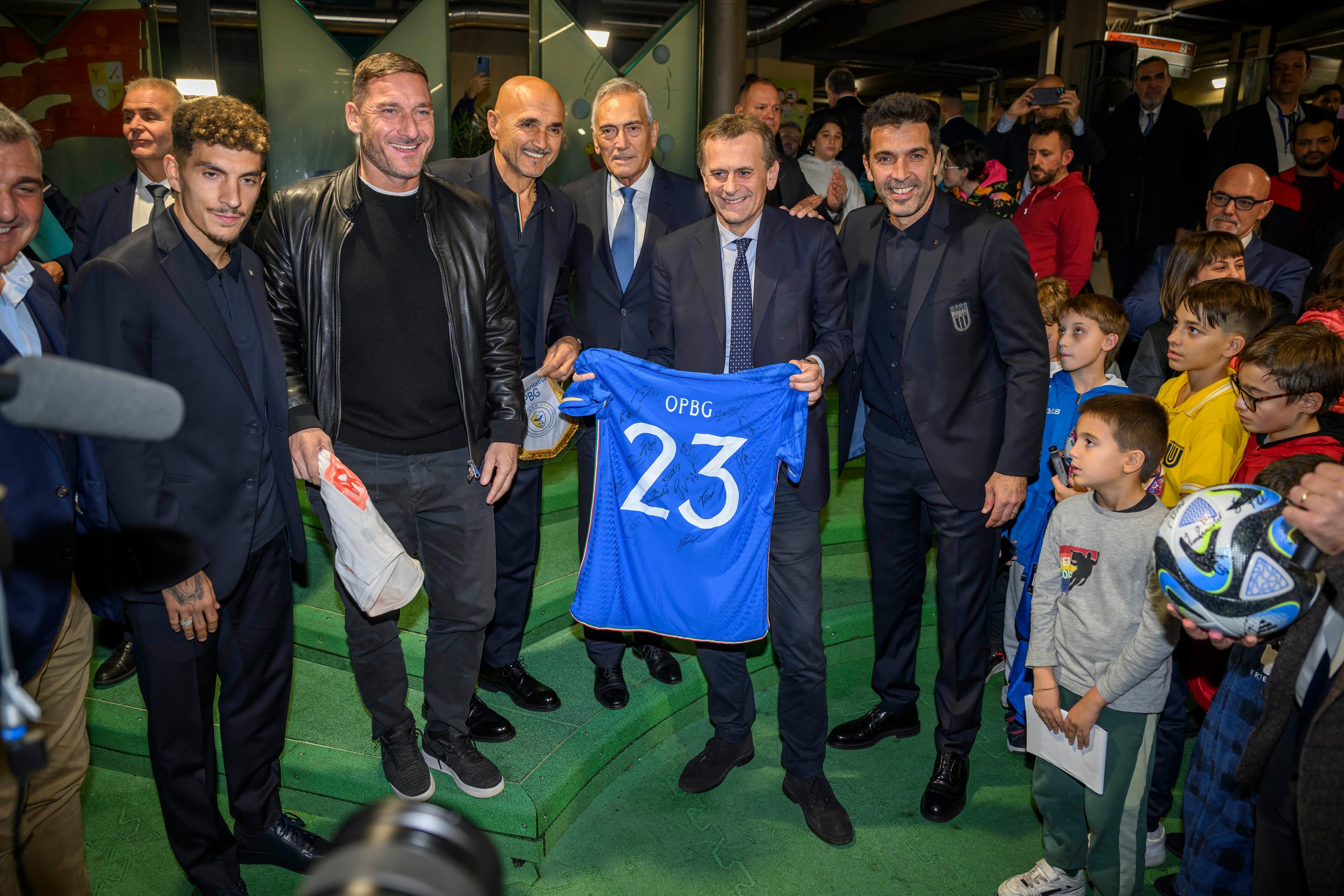 ROME, ITALY - NOVEMBER 16: <<enter caption here>> on November 16, 2023 in Rome, Italy. (Photo by Antonio Masiello/Getty Images for FIGC)