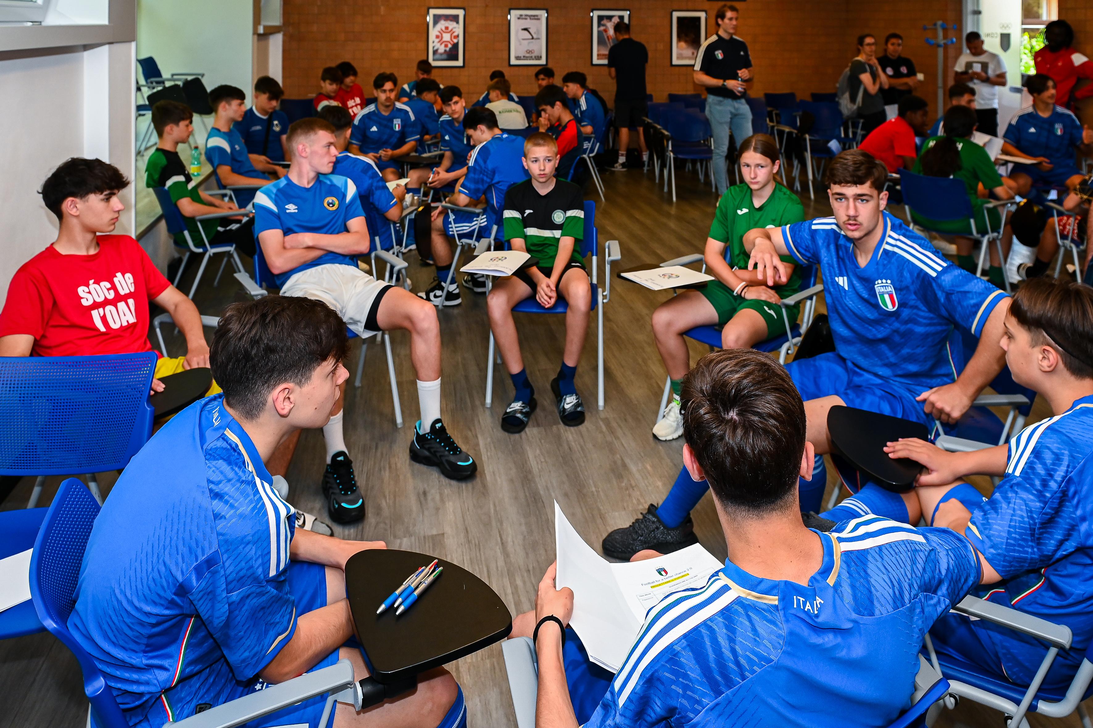 TIRRENIA, ITALY - MAY 27: Figc - Football for a better chance 2.0 event on May 27, 2023 in Tirrenia, Italy. (Photo by Simone Arveda/Getty Images)