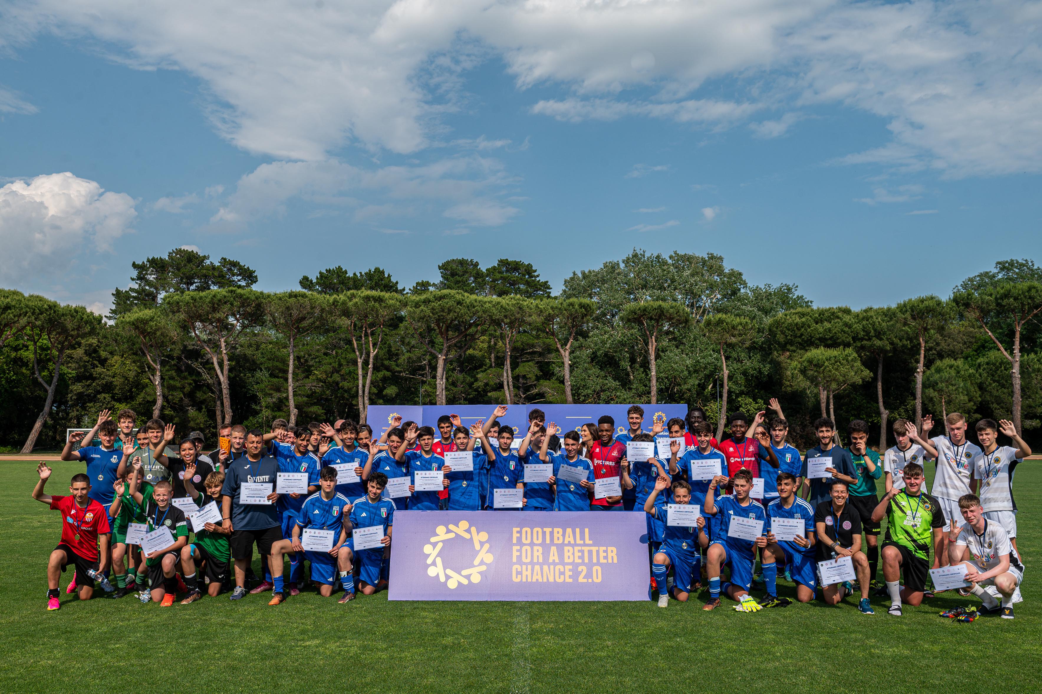 TIRRENIA, ITALY - MAY 27: Figc - Football for a better chance 2.0 event on May 27, 2023 in Tirrenia, Italy. (Photo by Simone Arveda/Getty Images)
