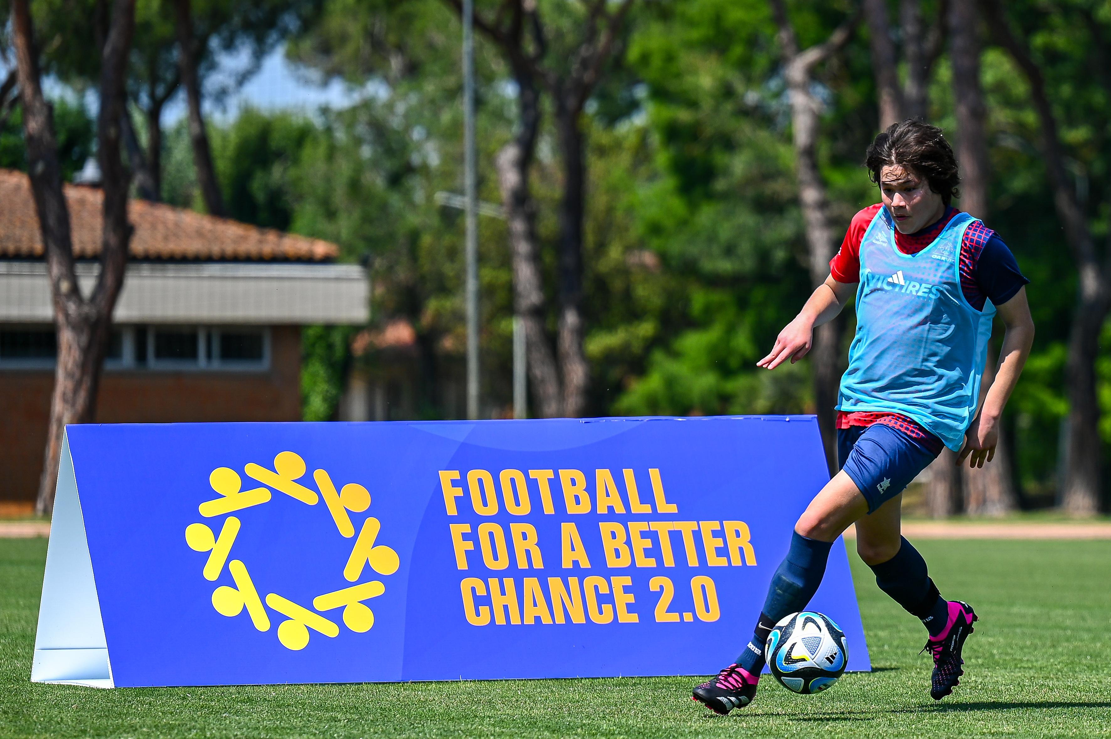 TIRRENIA, ITALY - MAY 27: Figc - Football for a better chance 2.0 event on May 27, 2023 in Tirrenia, Italy. (Photo by Simone Arveda/Getty Images)