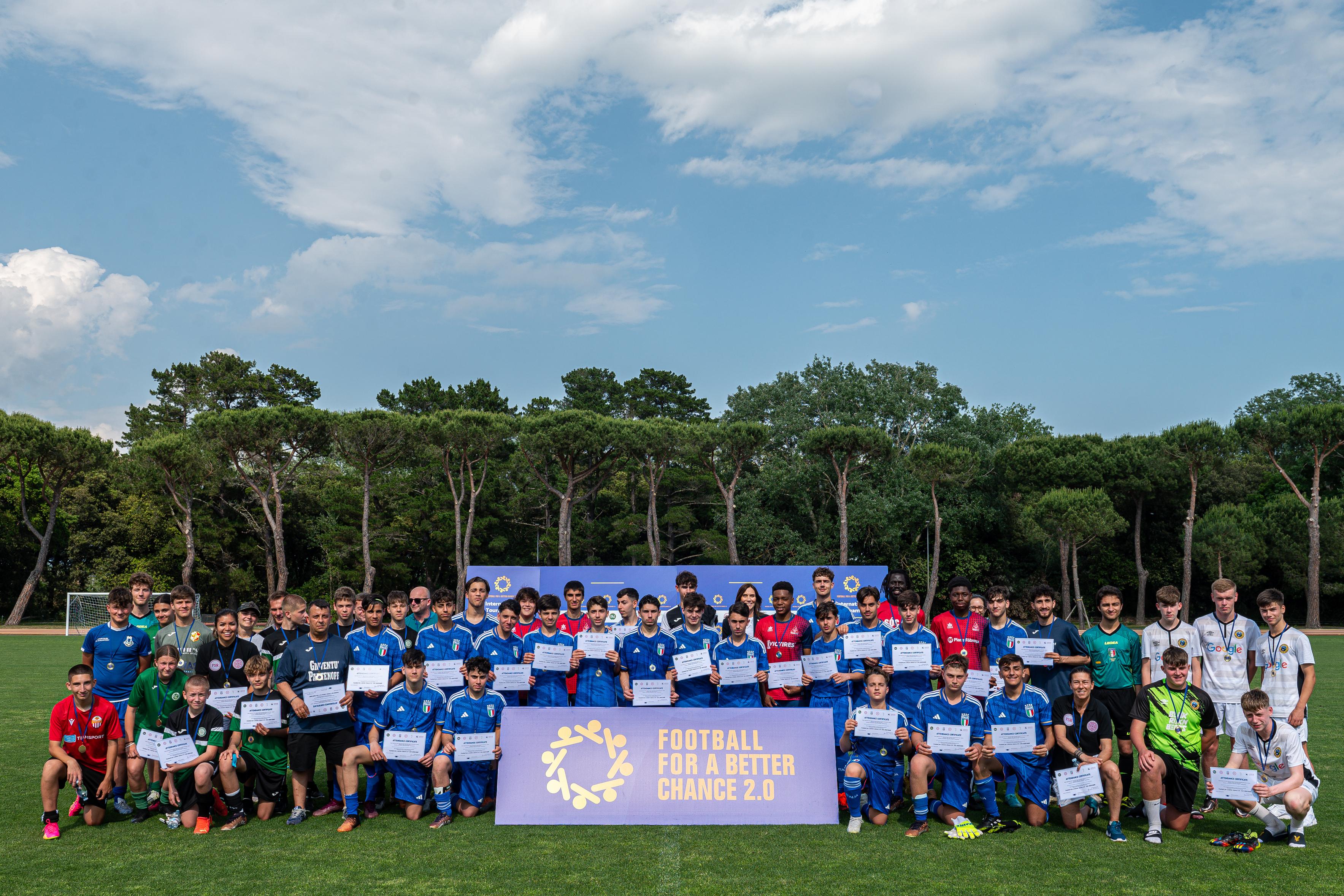 Entusiasmo a Tirrenia per \"Football for a better chance 2.0\": un weekend di calcio e inclusione per giovani tra i 14 e i 18 anni