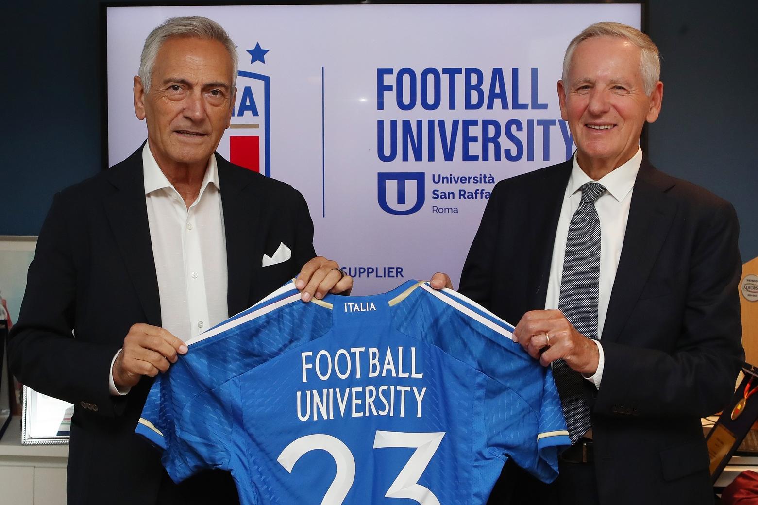 Nasce ‘Football University’, il Corso di Laurea promosso da Università San Raffaele Roma in partnership con la FIGC