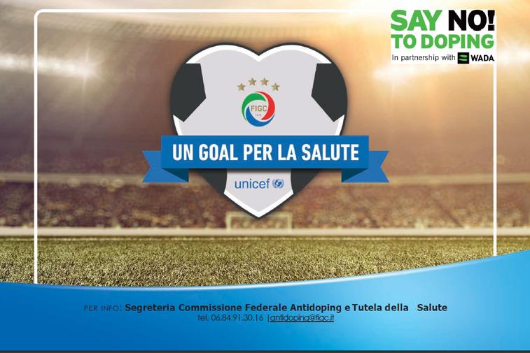 Martedì al via ‘Un Goal per la Salute’: nuova partnership con la WADA
