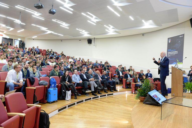 TRENTO, ITALY - OCTOBER 14: Carlo Alberto Carnevale Maffe\\' Bocconi University Scool of Management during his speech Hackaton Event In Trento at the University of letters on October 14, 2017 in Trento, Italy. (Photo by Dino Panato/Getty Images)