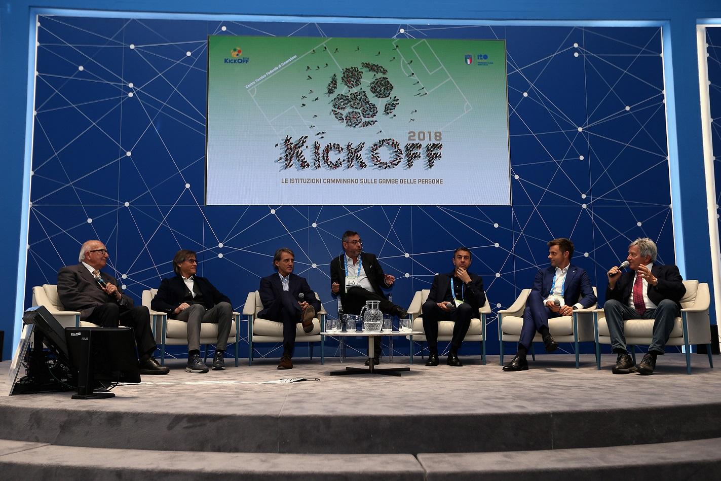 FLORENCE, ITALY - MAY 20: A general view of the Italian Football Federation \\'KickOff\\' seminar at \\'centro tecnico federale di Coverciano\\' on May 20, 2018 in Florence, Italy. (Photo by Paolo Bruno/Getty Images)