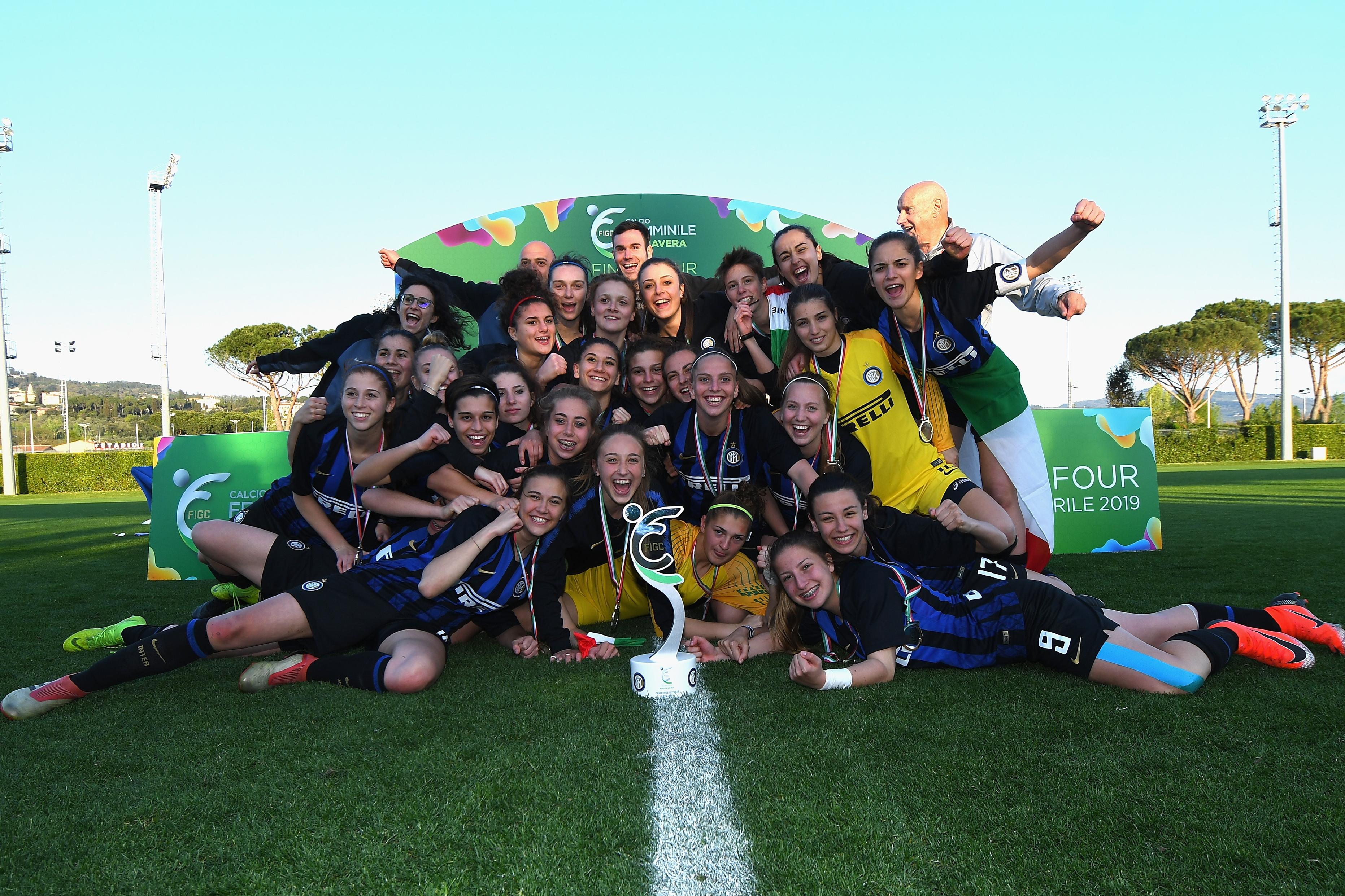 FLORENCE, ITALY - APRIL 15:  during the Serie A Primavera Final Four first place match between Juventus U19 Women and AS Roma U19 Women at Centro Tecnico Federale di Coverciano on April 15, 2019 in Florence, Italy.  (Photo by Alessandro Sabattini/Getty Images)