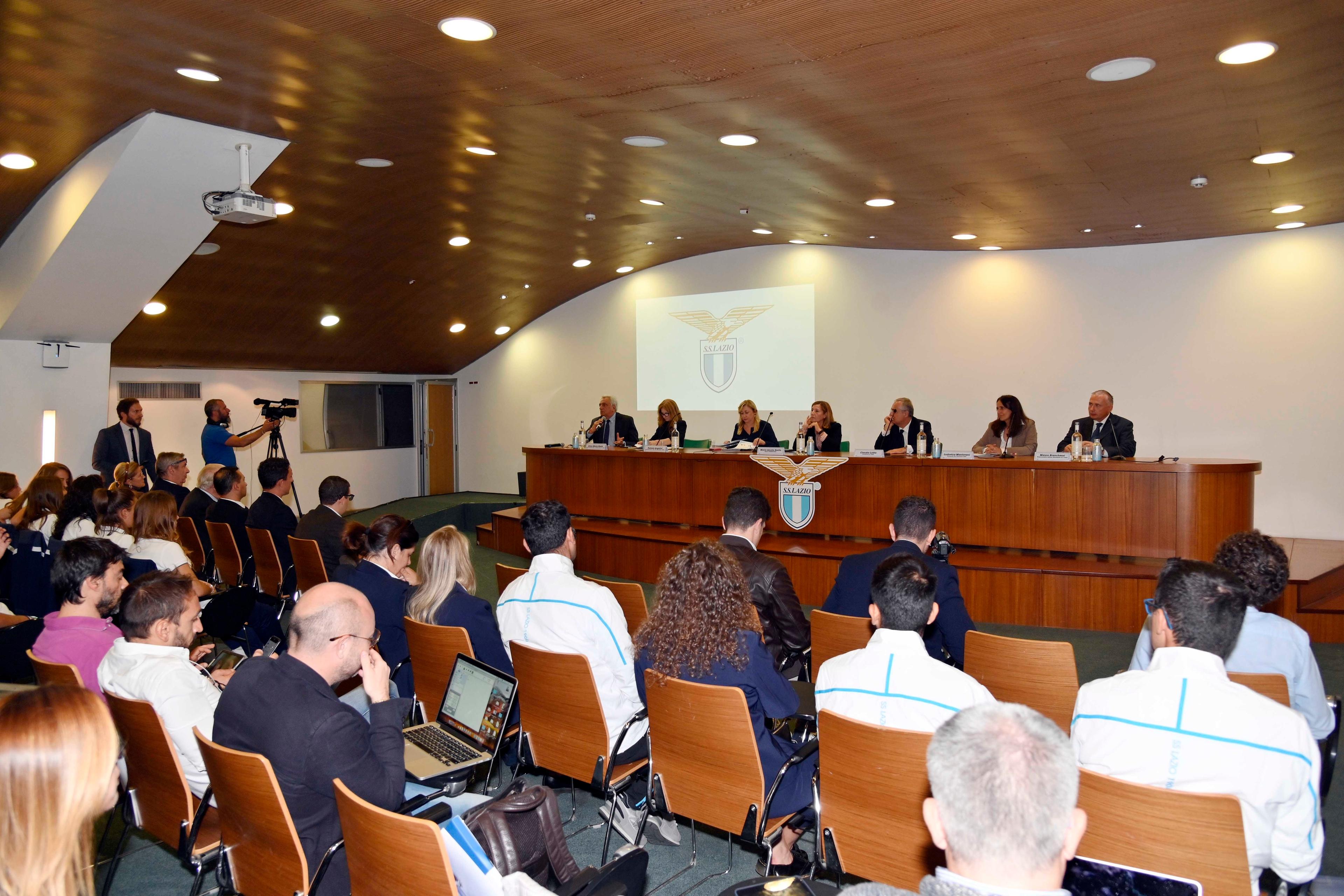\\rConferenza stampa allo Stadio Olimpico Lazio su \\u201CCalcio,  educazione e cultura\\u201D \\rRoma, 10-10-2019\\r\\u00A9 Marco Rosi / Fotonotizia\\r