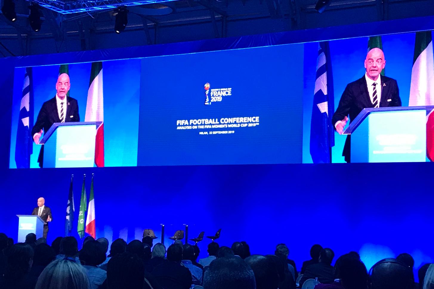 Conferenza FIFA sul Mondiale 2019. Infantino: \"Servono ulteriori investimenti e una crescita delle competizioni\"