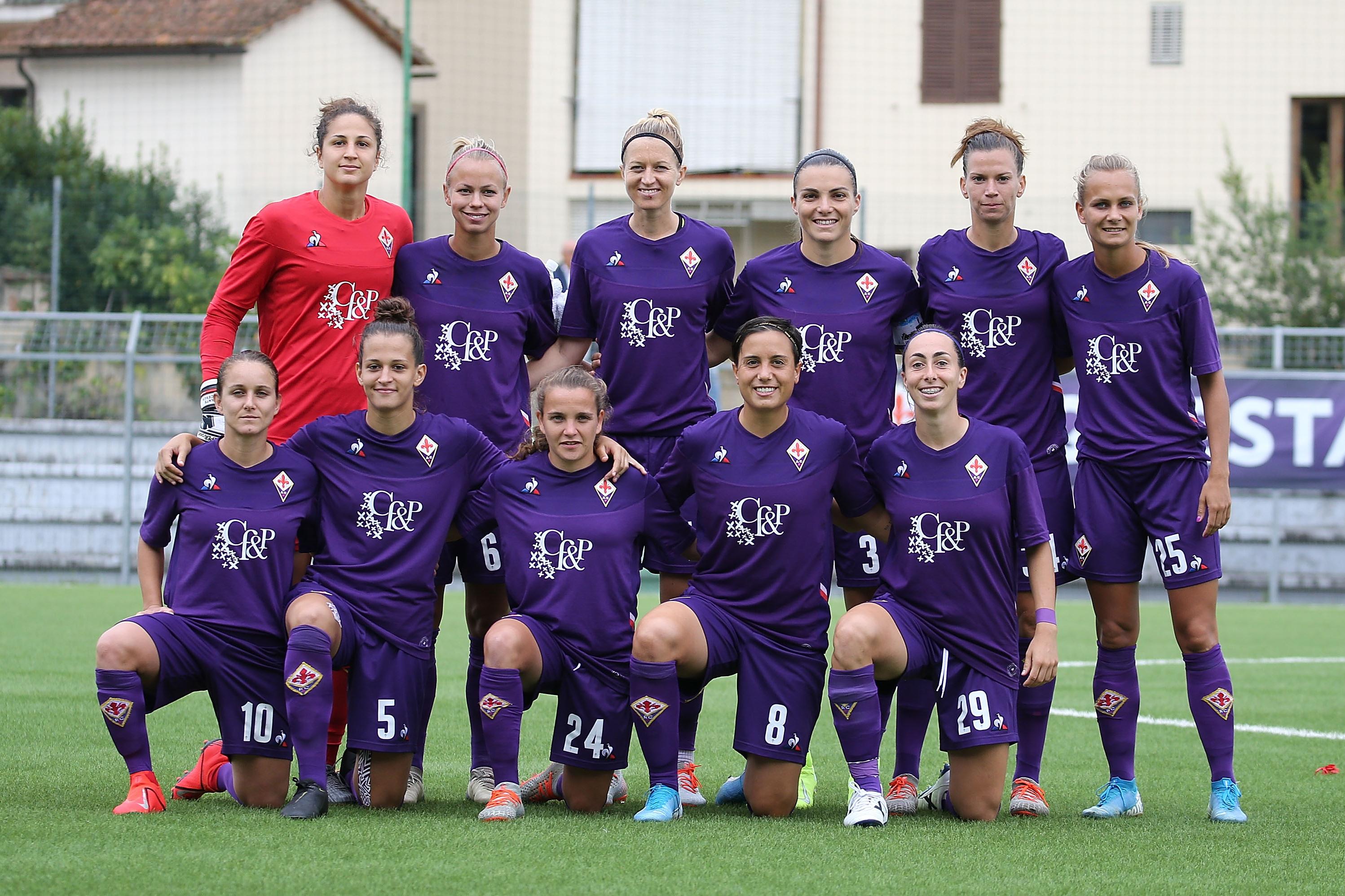 during the Women Serie A match between ACF Fiorentina and AS Roma  on September 22, 2019 in Florence, Italy.