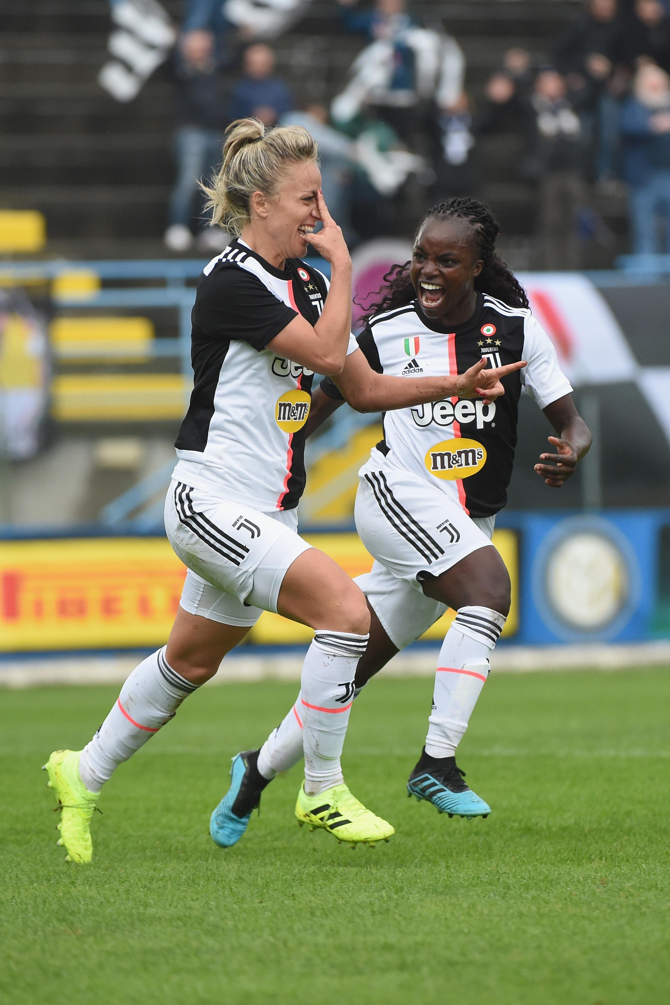 SOLBIATE ARNO, ITALY - OCTOBER 20: during the Women Serie A match between FC Internazionale and Juventus at Campo Sportivo F. Chinetti on October 20, 2019 in Solbiate Arno, Italy. (Photo by Juventus FC/Juventus FC via Getty Images)