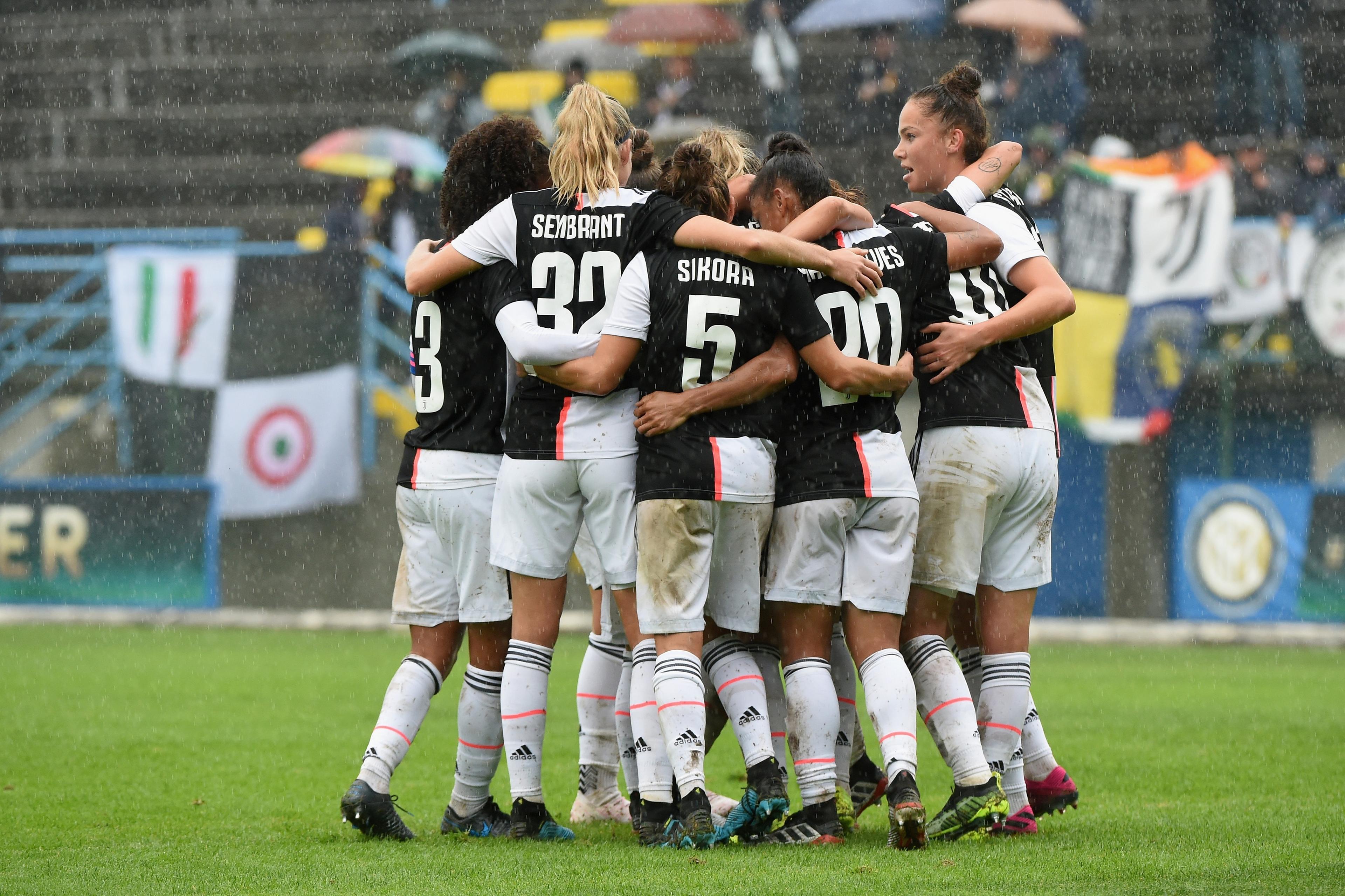 SOLBIATE ARNO, ITALY - OCTOBER 20:  during the Women Serie A match between FC Internazionale and Juventus at Campo Sportivo F. Chinetti on October 20, 2019 in Solbiate Arno, Italy.  (Photo by Juventus FC/Juventus FC via Getty Images)
