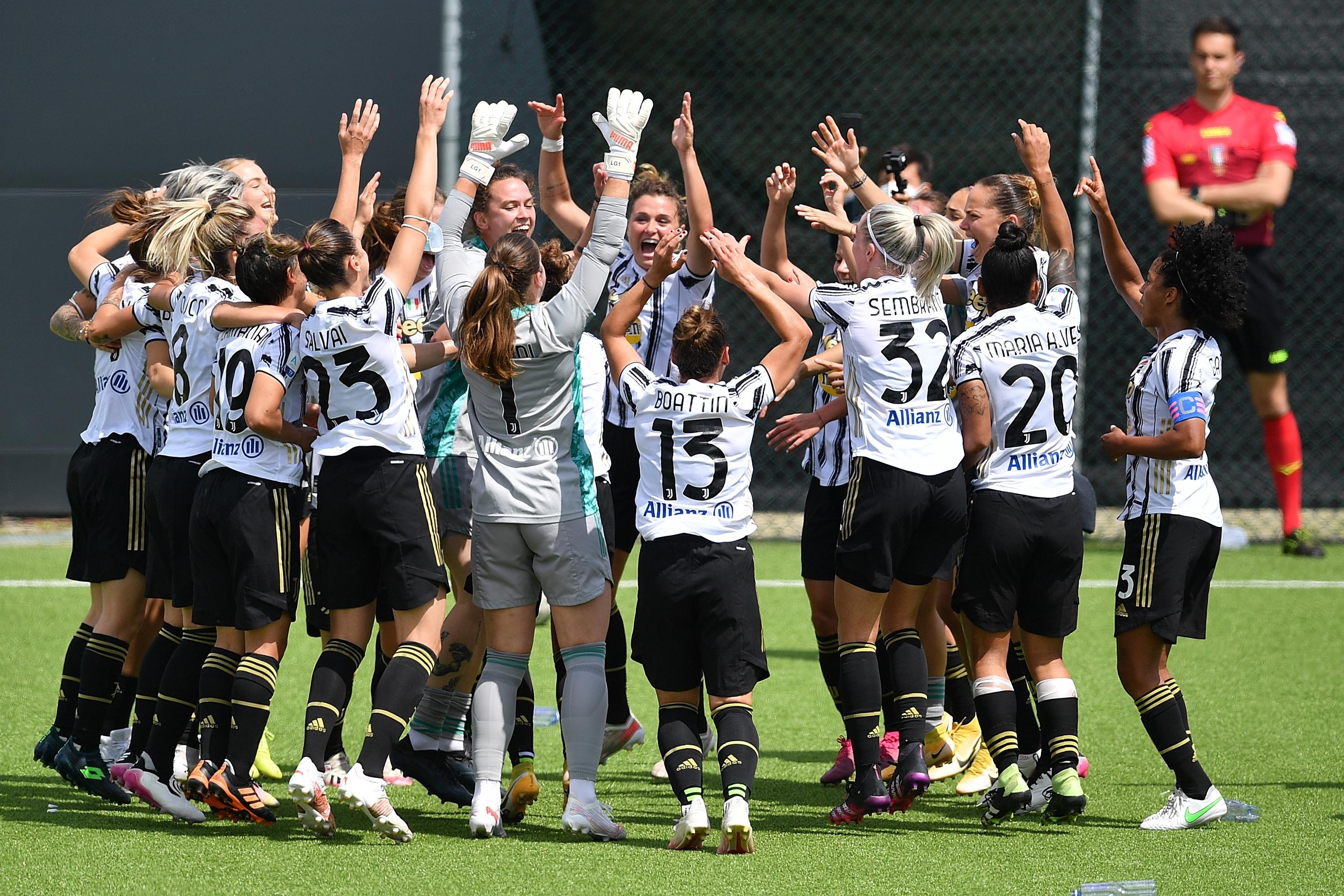 VINOVO, ITALY - MAY 08: during the Women Serie A match between Juventus and SSC Napoli at Juventus Center Vinovo on May 8, 2021 in Vinovo, Italy. (Photo by Valerio Pennicino/Getty Images)