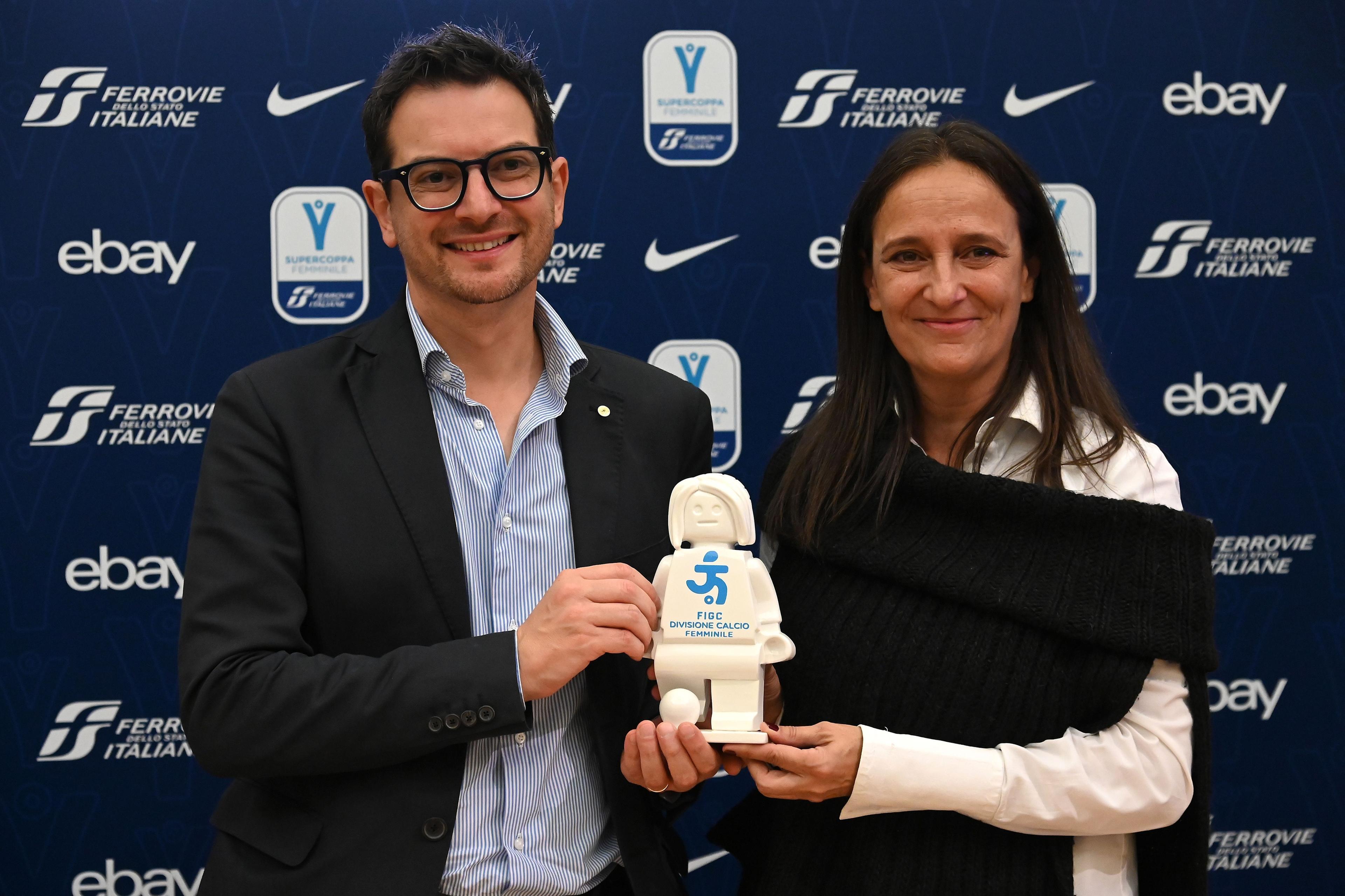 PARMA, ITALY - OCTOBER 27: during the Italian Women Supercup - Press Conference on October 27, 2022 in Parma, Italy. (Photo by Alessandro Sabattini/Getty Images)